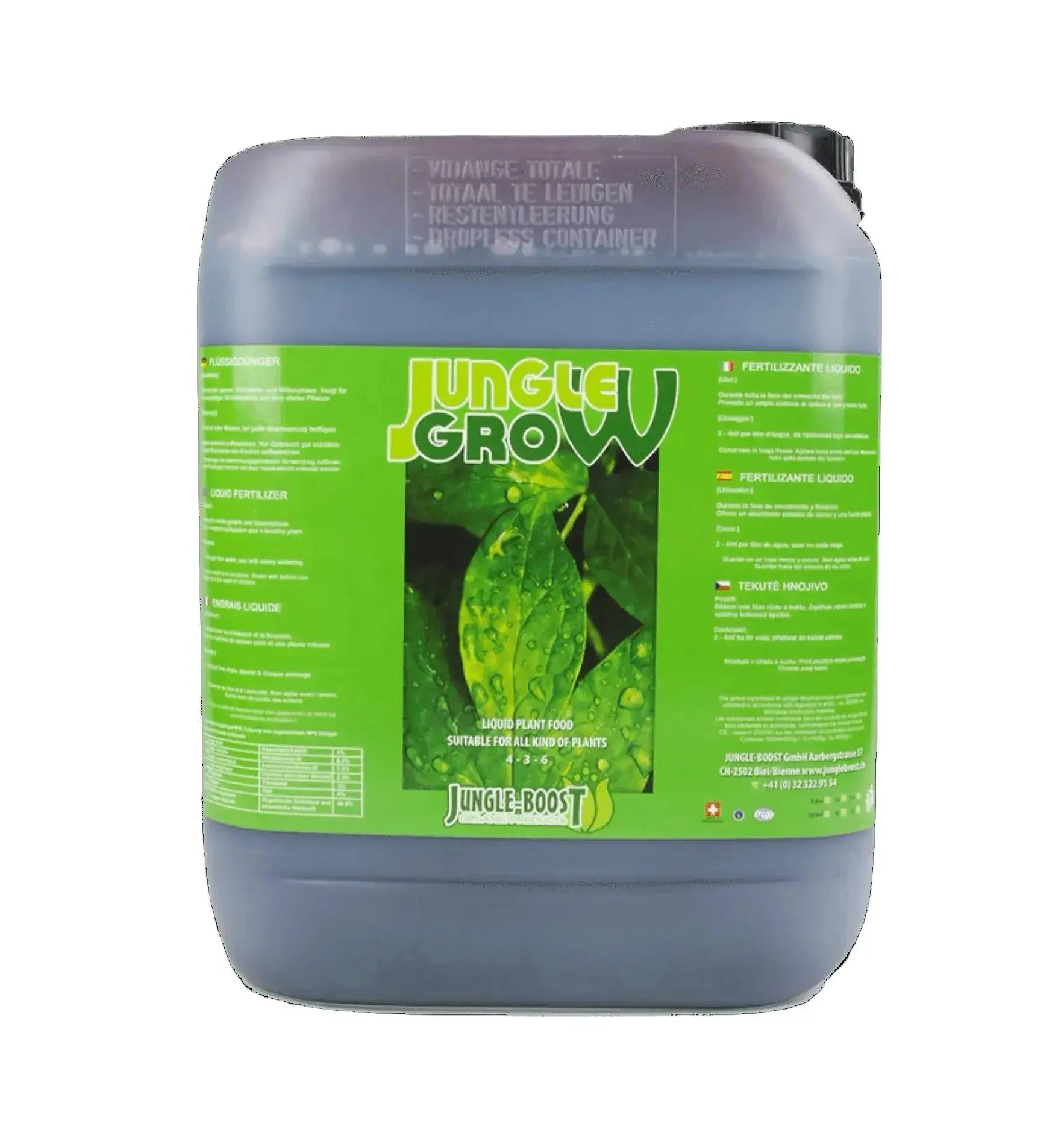 Jungle Boost Jungle Grow Dünger in 500 ml Flasche, natürliche Pflanzenstütze, für gesundes Wachstum von Gartenpflanzen