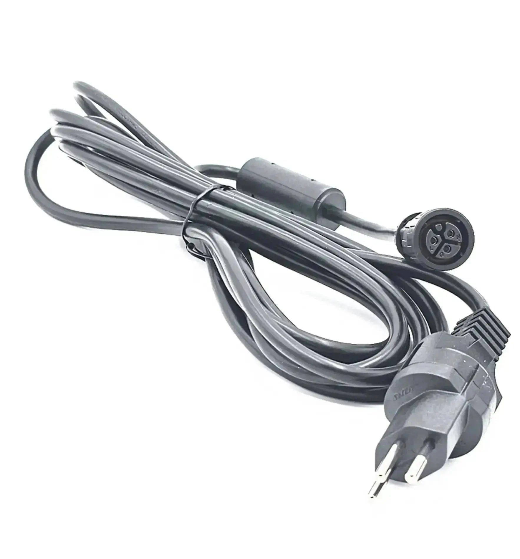 Lumatek Kabel für UV-LED-Bar, 1,5 m lang, Daisy-Chain-Verbindung, schwarzes Stromkabel für LED-Beleuchtung