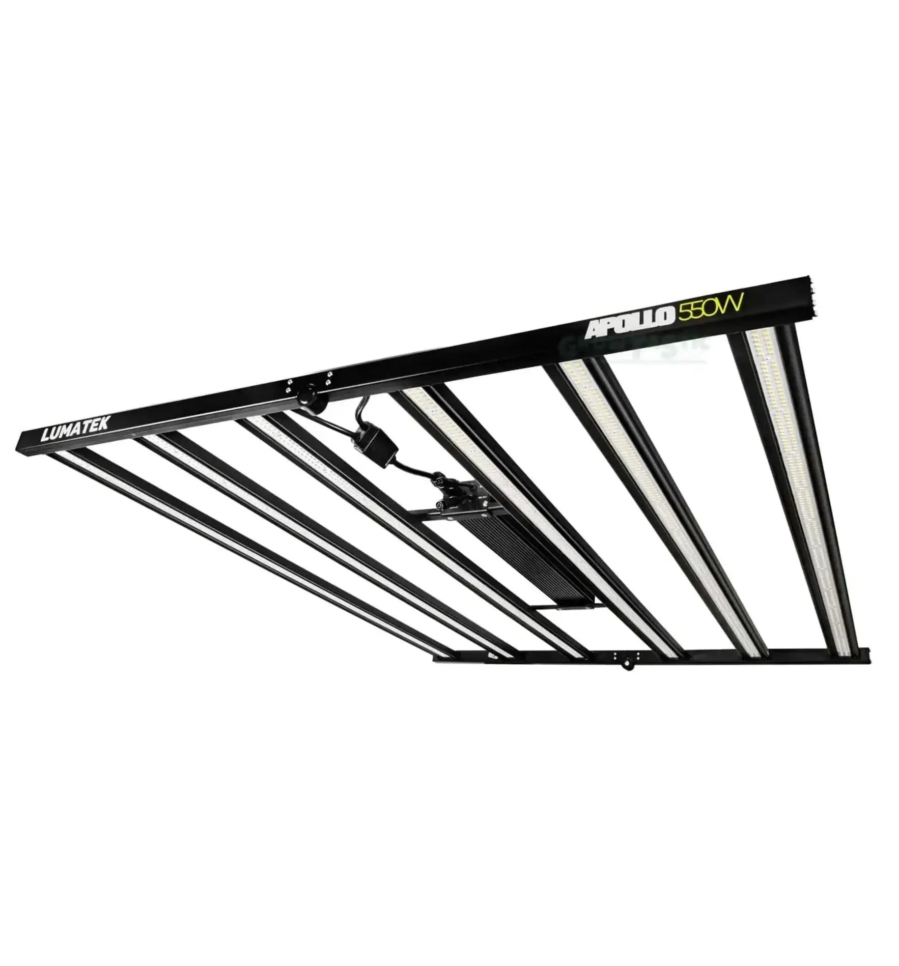 LED Pflanzenleuchte Lumatek Apollo 550 Watt, energiesparende Grow-Lampe für gesunde Pflanzen, sichtbar mit LED-Array und Markenlogo