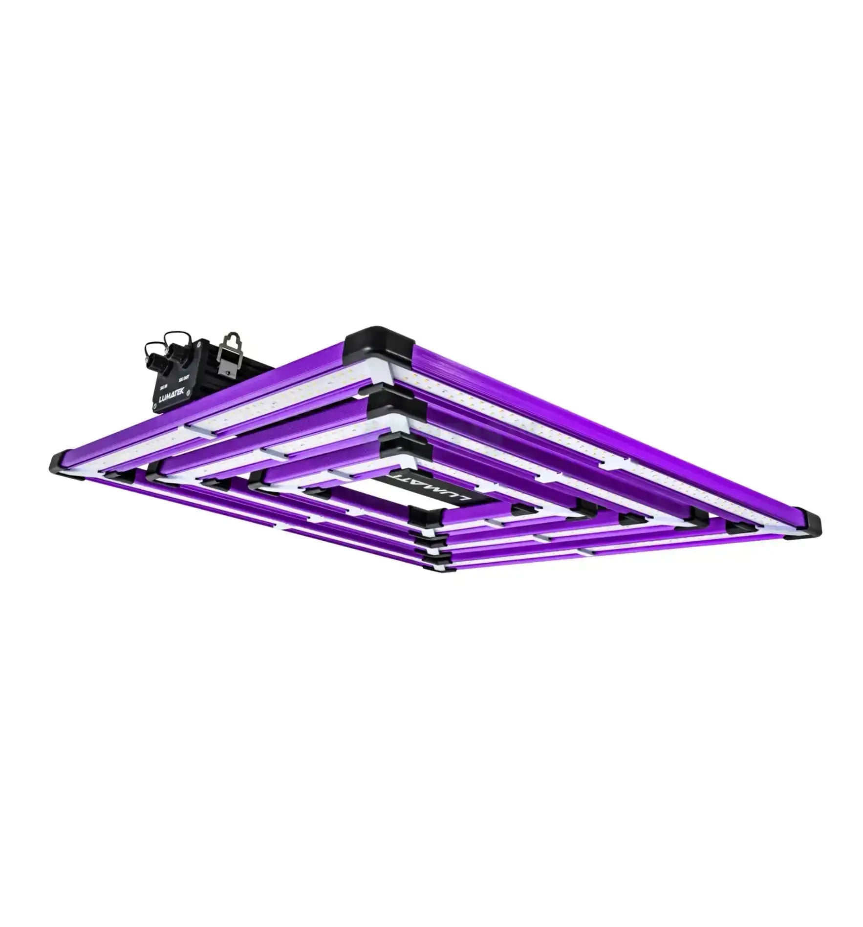 LED Pflanzenleuchte Lumatek ATS300W Pro 2,7 mit modernen LED-Lampen für optimale Pflanzenbeleuchtung, sichtbares Leuchtmittel und Gehäuse