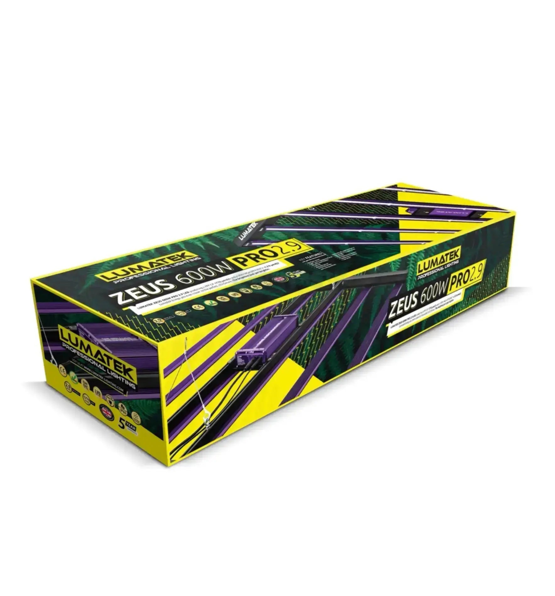 LED Pflanzenleuchte Lumatek Zeus 600W Pro 2.9, leistungsstarke LED-Grow-Leuchte für optimale Pflanzenbeleuchtung