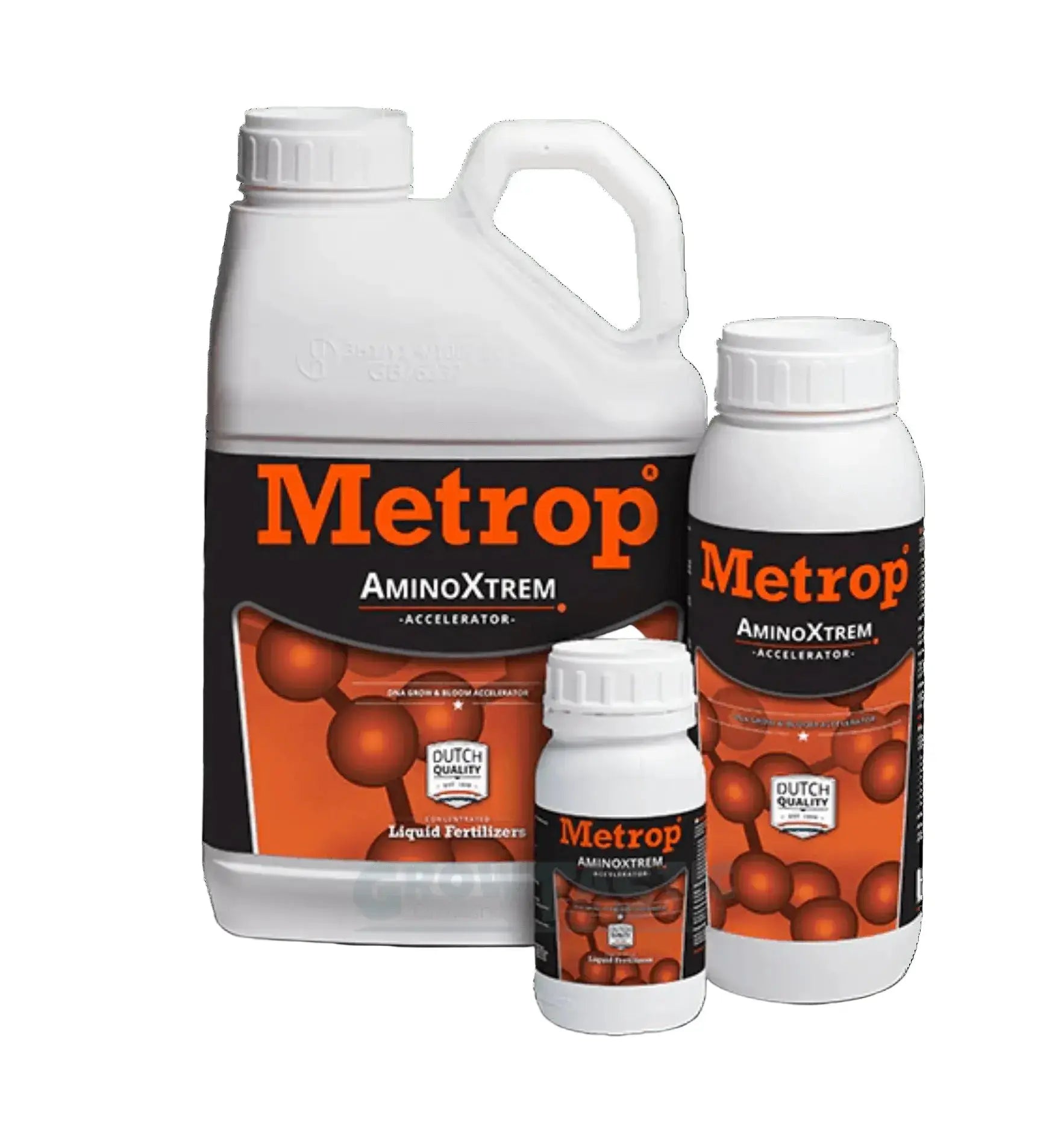 Metrop AminoXtrem Dünger Flasche, 250 ml, naturgetreues Bild des Metrop-Düngers für Pflanzenwachstum