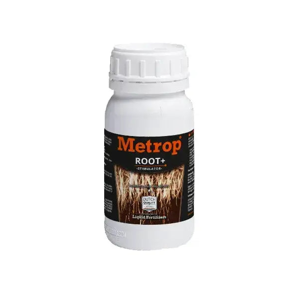 Metrop ROOT+ Wurzelstimulator-Dünger in 250 ml Flasche für gesunde Pflanzenwurzeln, von Metrop.
