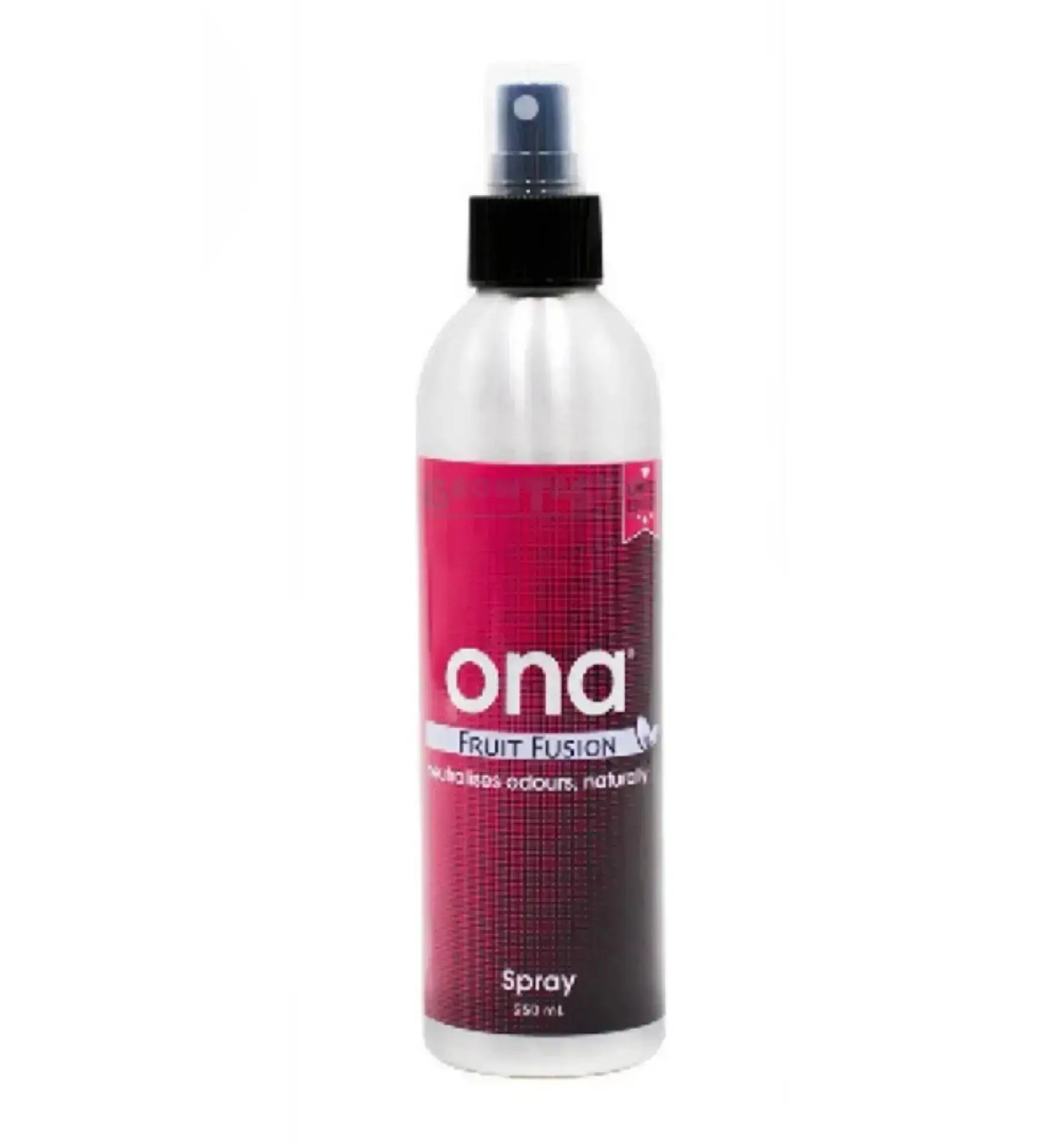 ONA Fruit Fusion Geruchsneutralisationsspray in 250 ml Flasche, natürlicher Duft, effektiv gegen unangenehme Gerüche