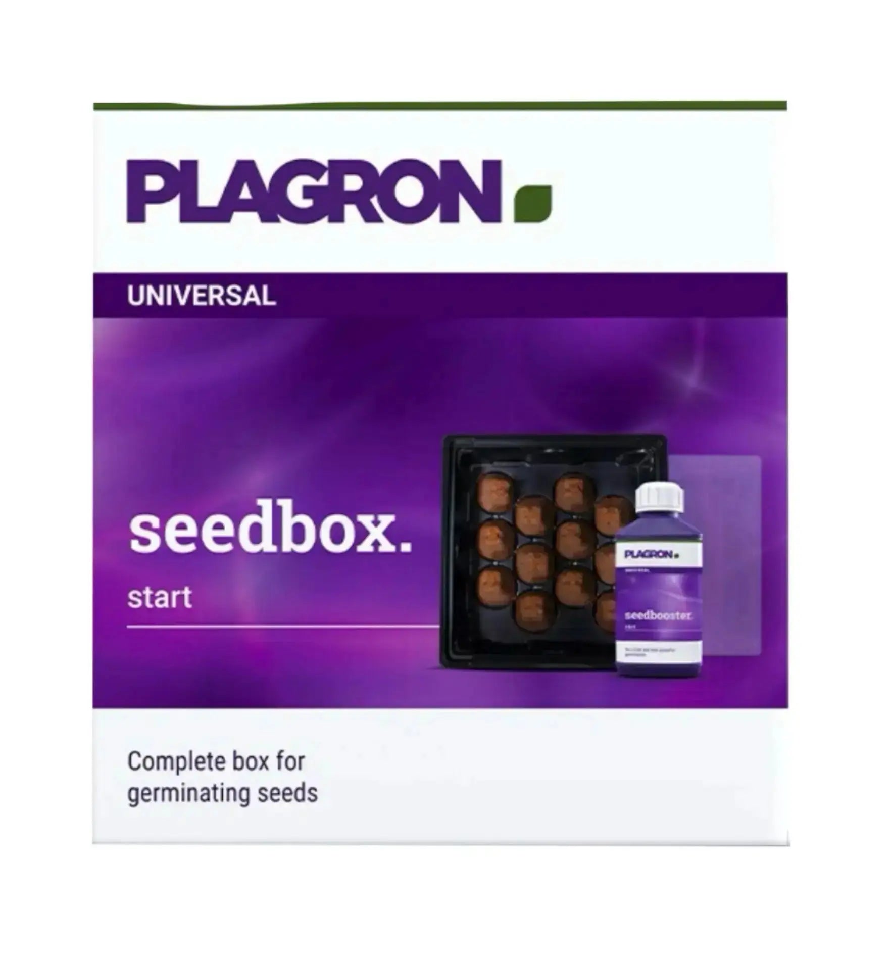 Plagron Complete Kit für Jungpflanzenaufzucht in Seedbox, inklusive Zubehör für gesunde Keimung und Wachstum.