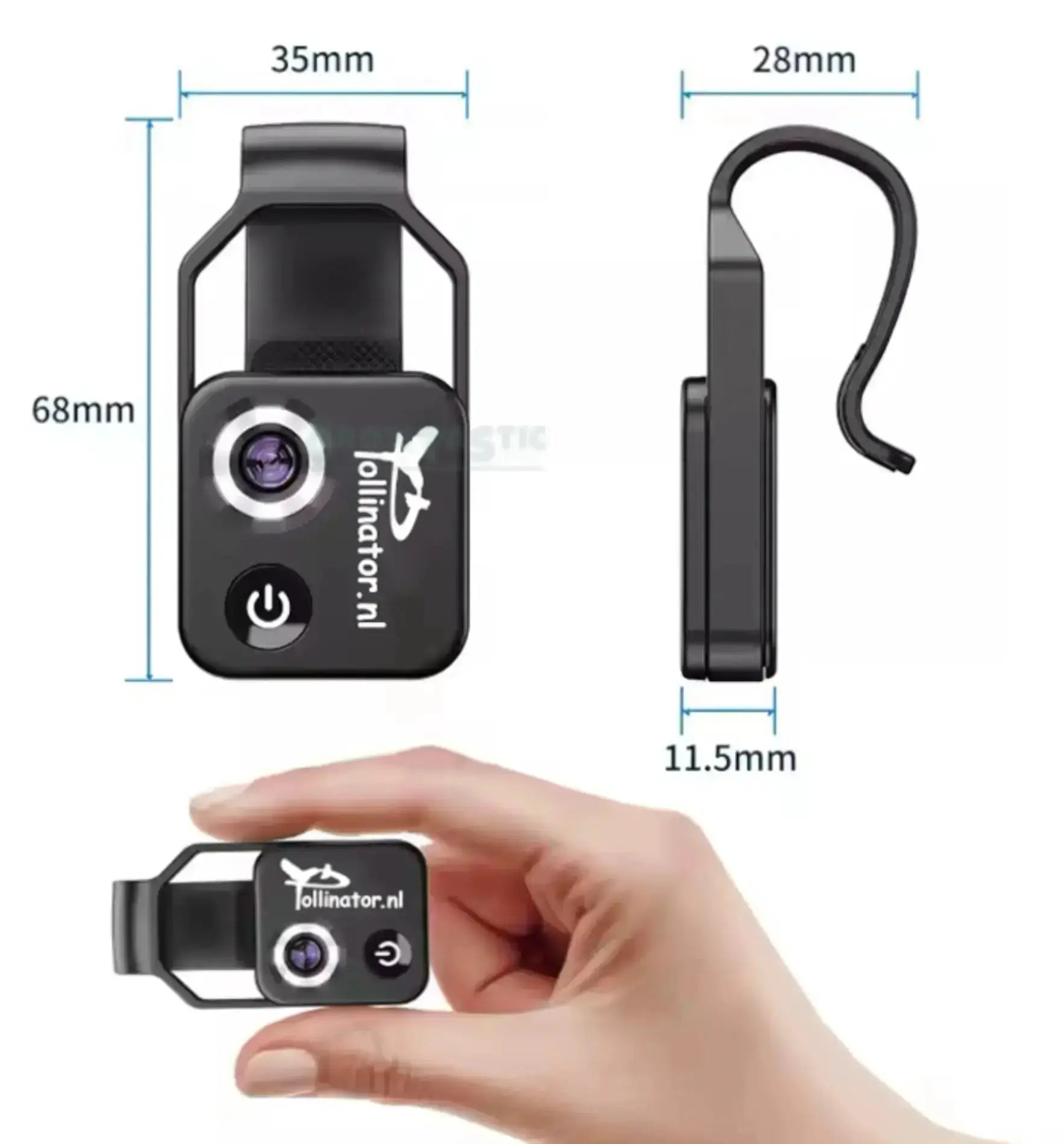 Pollinator Mikroskop Trichome Explorer 200x, handliches Smartphone-Mikroskop für detaillierte Trichomen-Analysen
