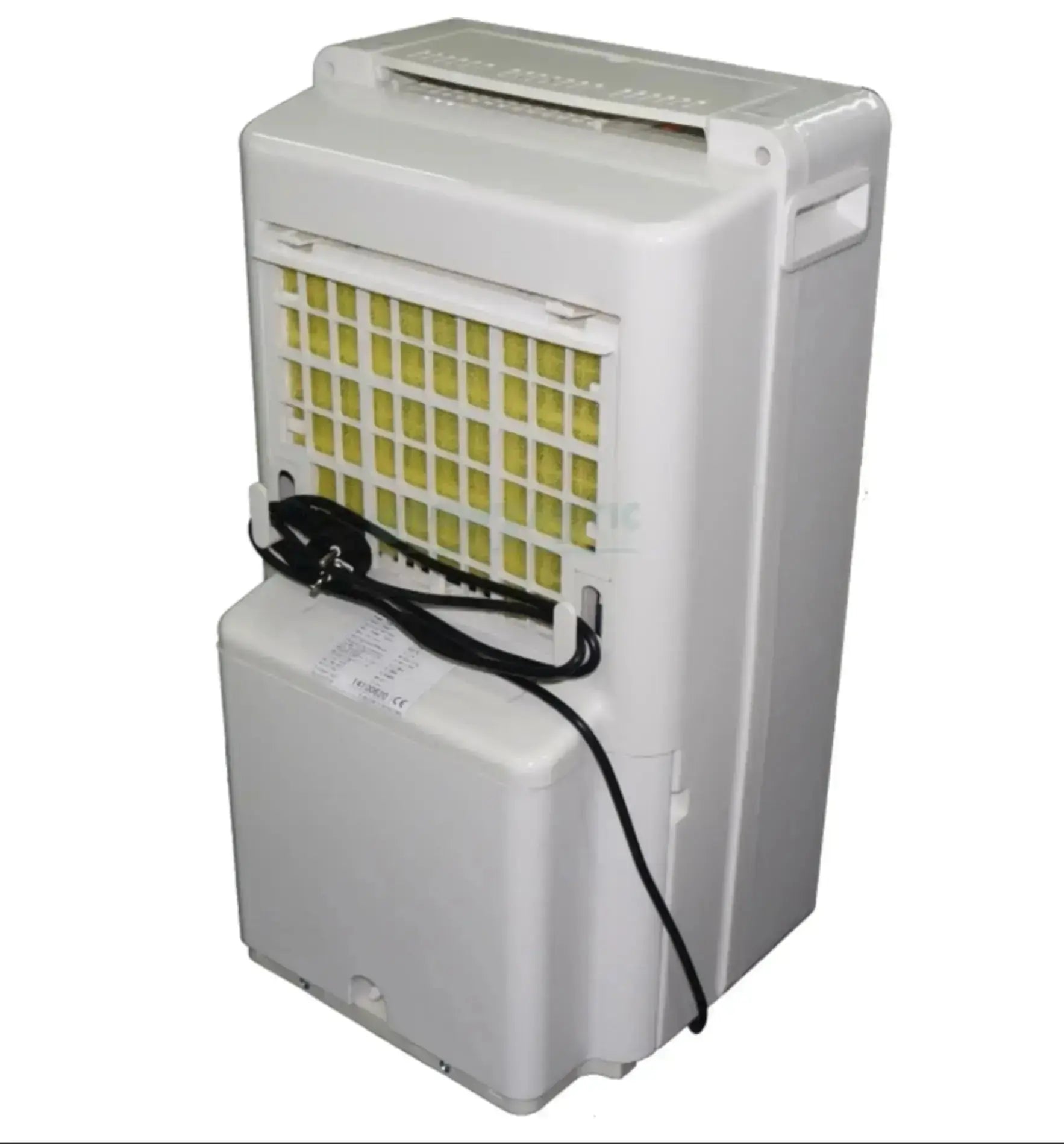 Pure Factory Luftbefeuchter DH-202B, kompakter Luftbefeuchter mit modernem Design, sichtbare Wasserbehälter und Bedienelemente.