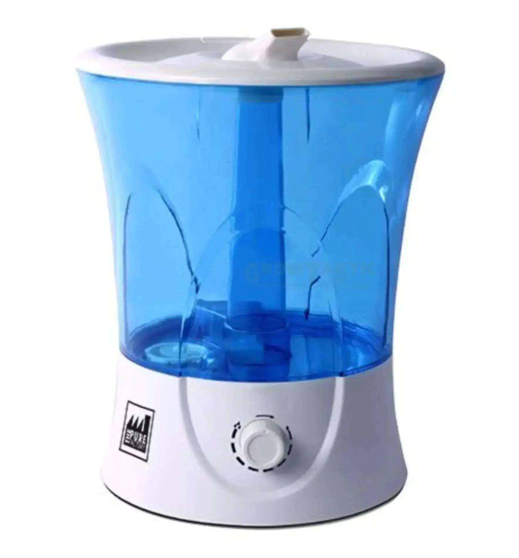 Pure Factory Luftbefeuchter mit 8L Tank, modernes Design, ideal für Raumluftbefeuchtung und Feuchtigkeitsregulierung.