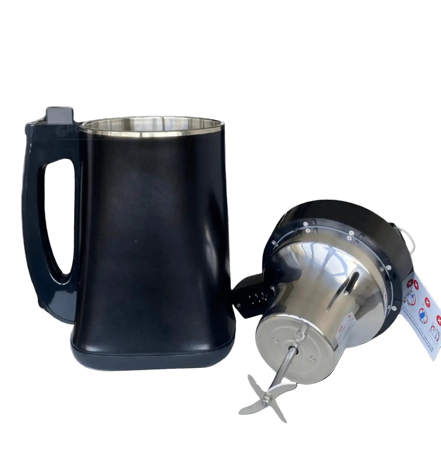 Qnubu Kräuterkocher mit Decarboxylator, Infuser und Mixer, aus langlebigem Edelstahl, für die Zubereitung von Kräutermischungen