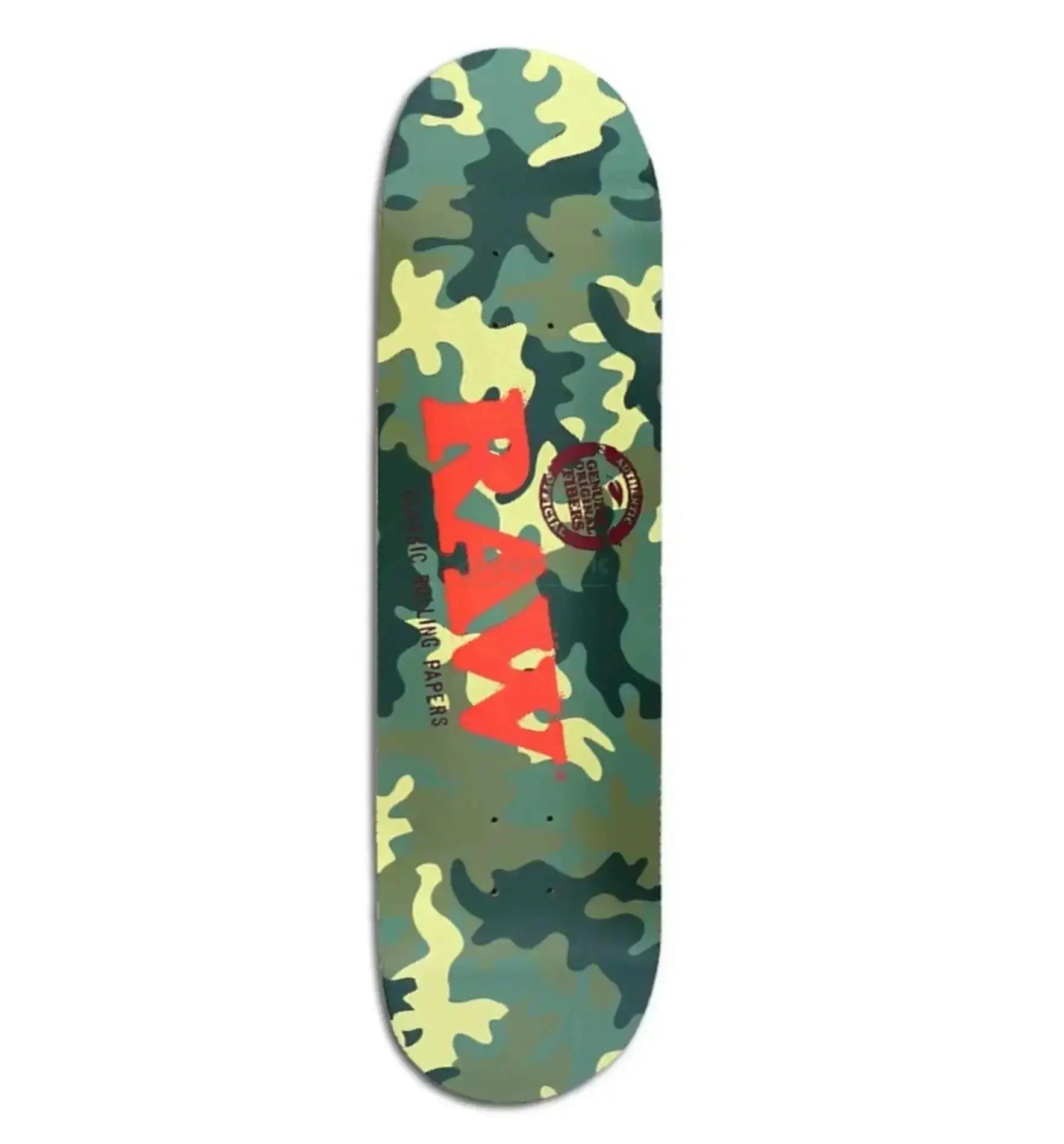 RAW® Street Skateboard Camo & Black 8.5''