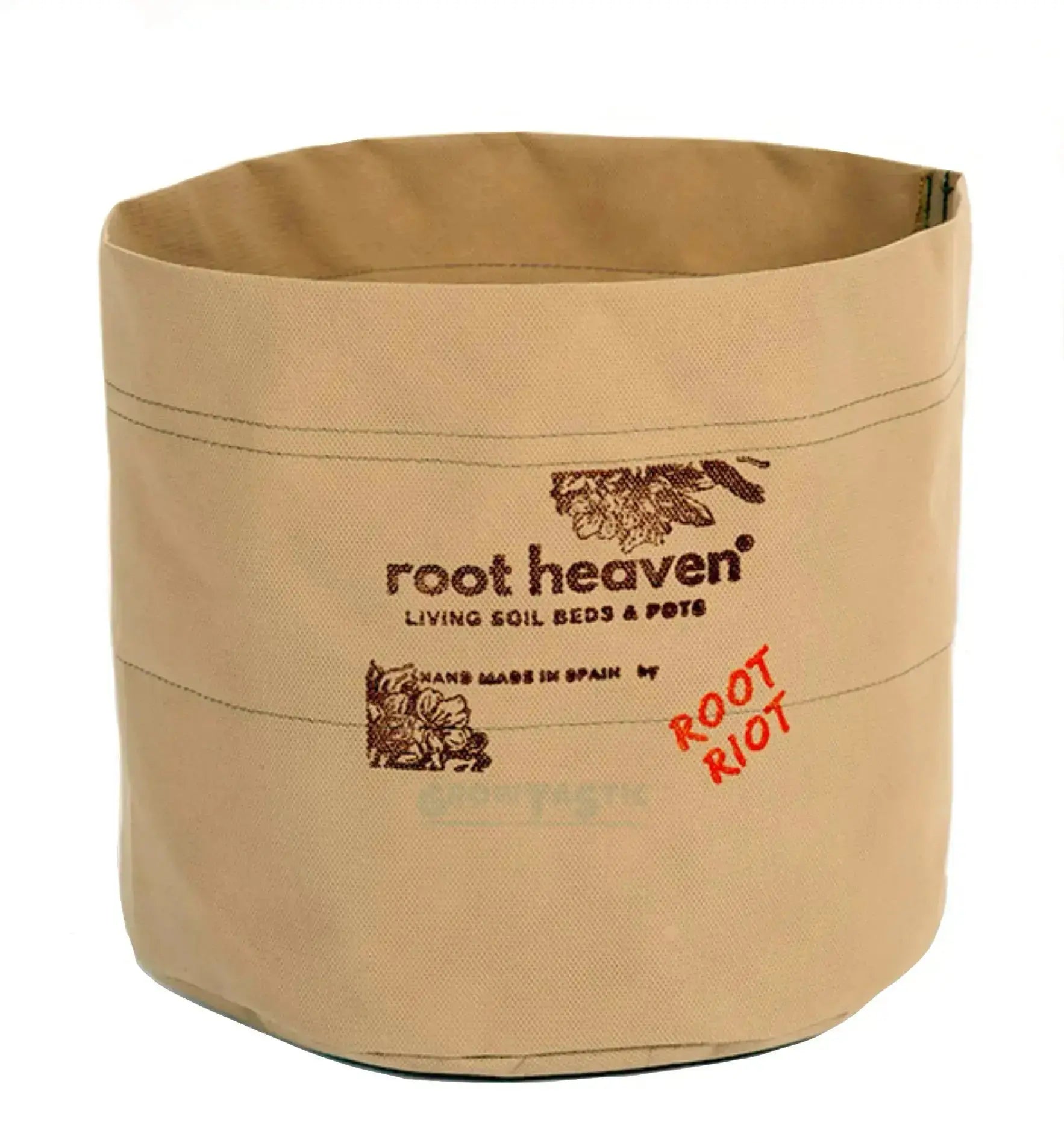 Root Riot Root Heaven© Pflanztopf, 75-300 Liter, aus robustem Material, ideal für gesunde Pflanzenentwicklung.