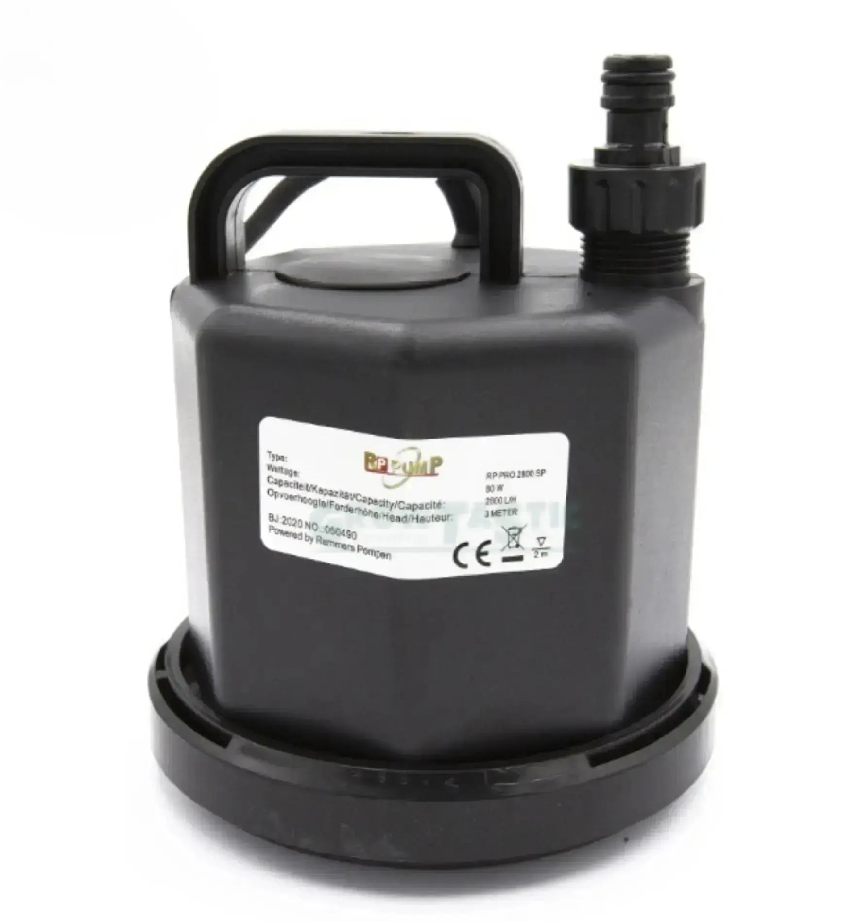 RP Remmers Pompen Wasserpumpe RP Pro 2800, Tauchpumpe für den Einsatz in Wasser, mit robustem Gehäuse und leistungsstarkem Motor