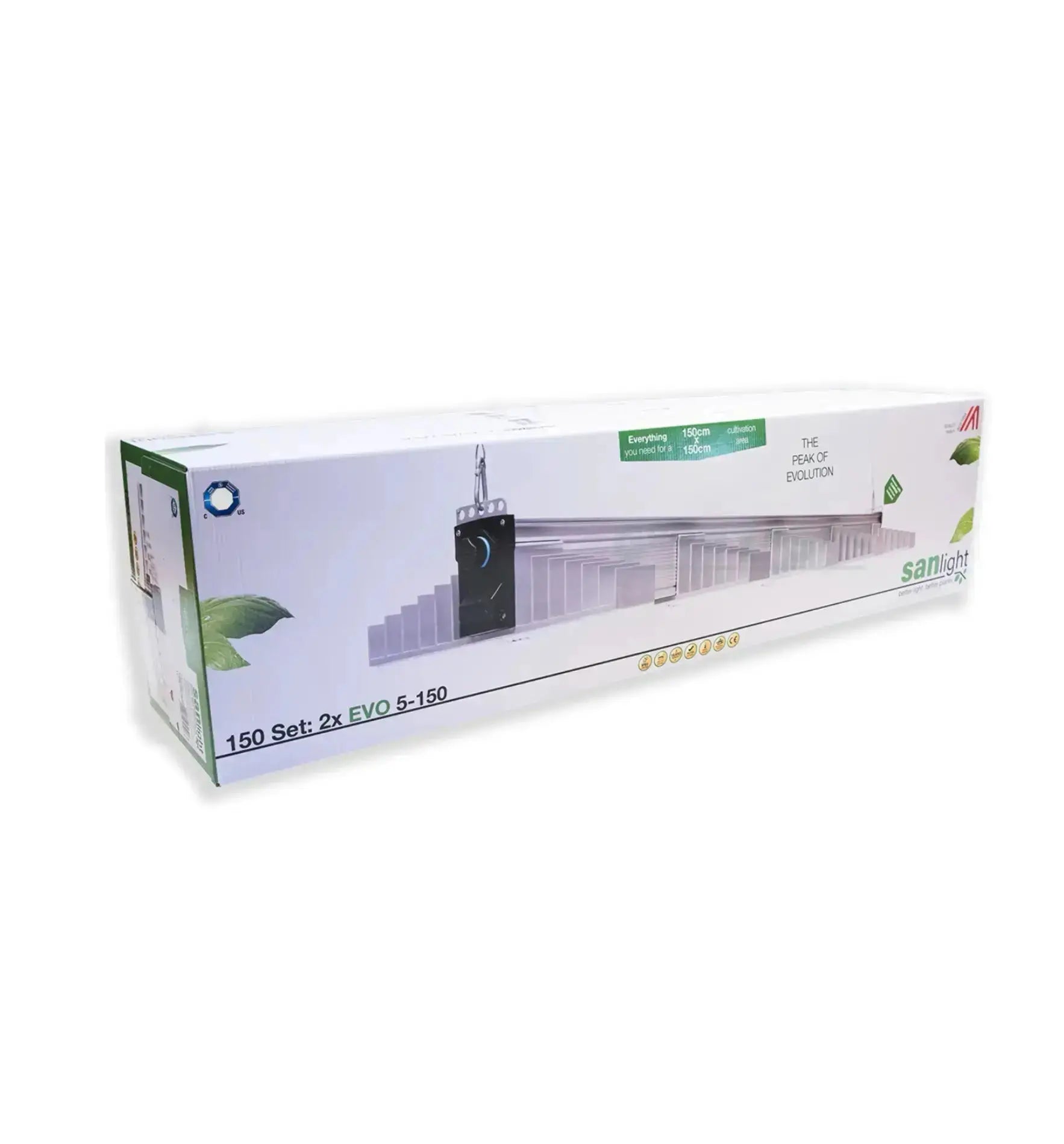 Sanlight EVO LED Pflanzenleuchte Set 5-150, energiesparende LED-Leuchte für gesunde Pflanzen, helles Licht, kompakte Bauform