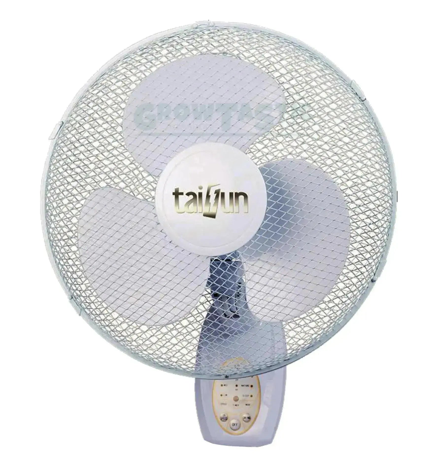 Taifun Wandventilator, 44 cm Durchmesser, schwarzes Gehäuse, Wandmontage, ideal für Raumkühlung