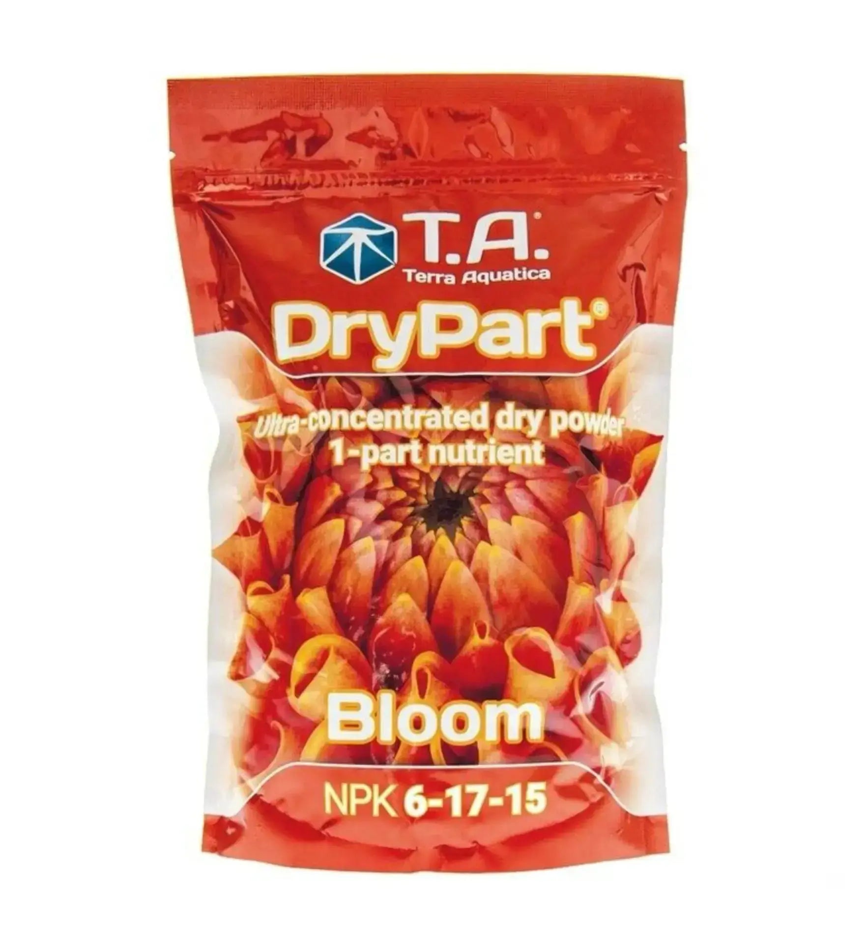 Terra Aquatica DryPart® Bloom Dünger in 1 kg Packung, flüssiger Pflanzen-Dünger für Blühpflanzen, Terra Aquatica Marke