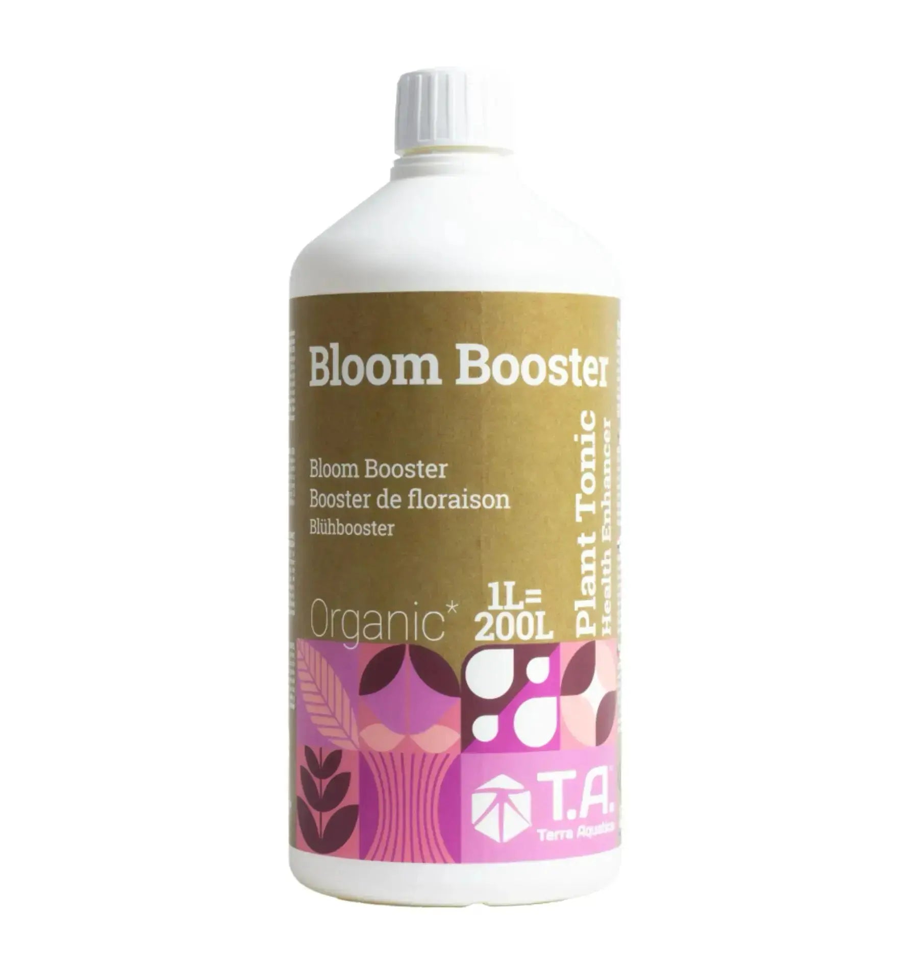 Terra Aquatica Bloom Booster Dünger in 1-Liter-Flasche, flüssiger Pflanzenzusatz für blühende Pflanzen, Terra Aquatica Marke