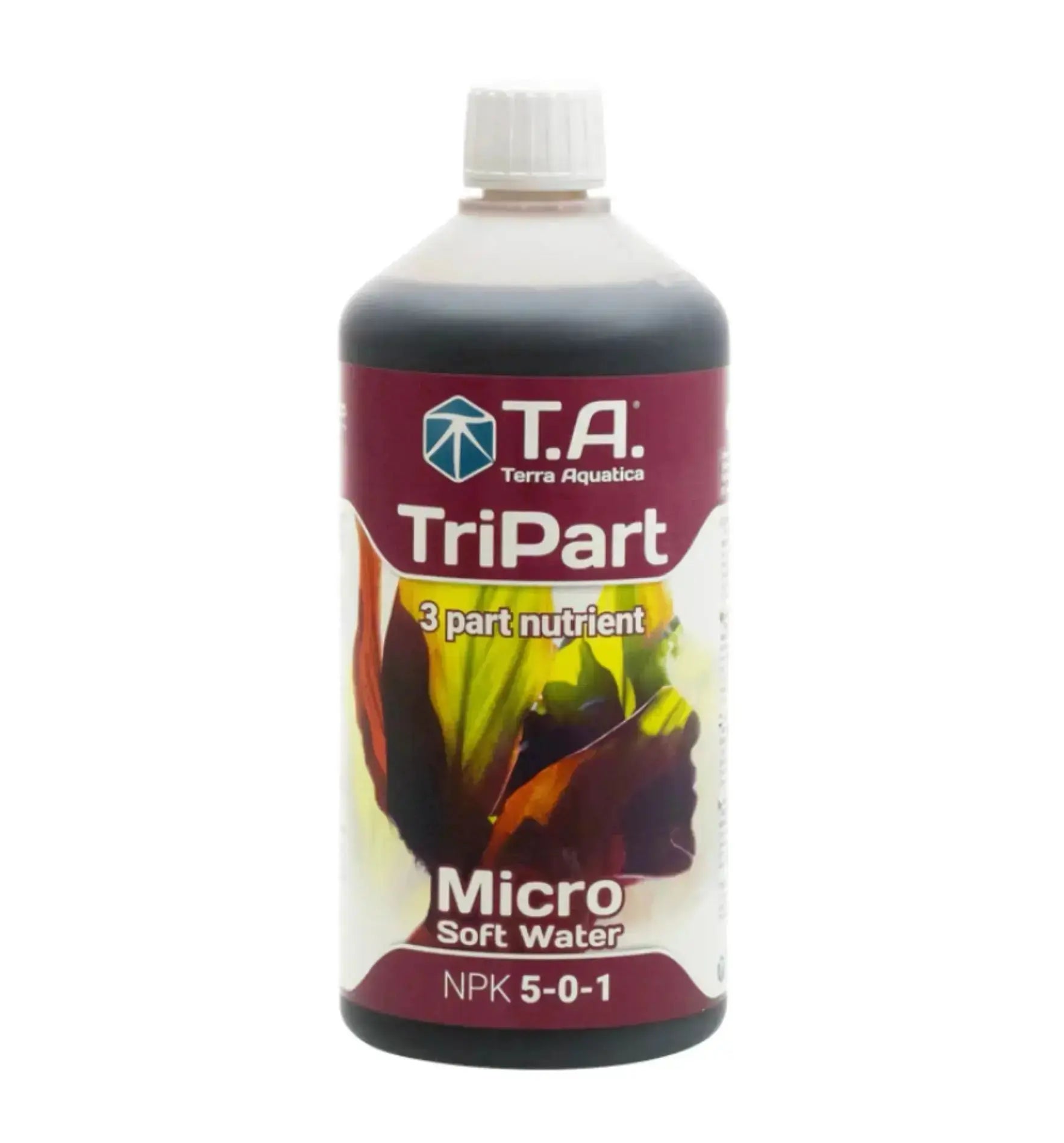 Terra Aquatica TriPart® Micro Dünger in 500 ml Flasche für hartes Wasser, ideal für gesunde Pflanzenwachstum