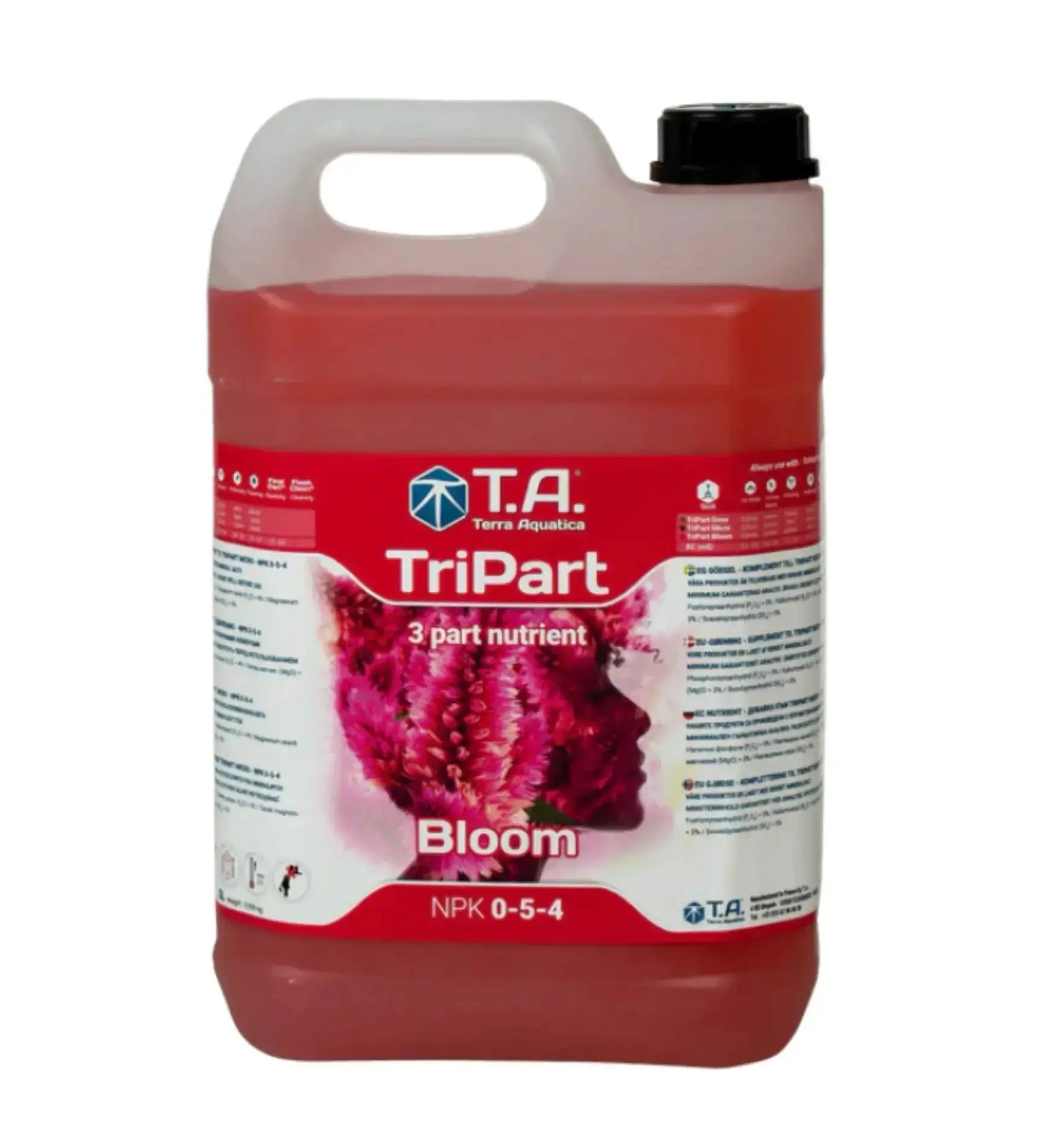 Terra Aquatica TriPart® Bloom Dünger in 500 ml Flasche, flüssiger Pflanzen-Dünger für kräftiges Wachstum und Blütenbildung.