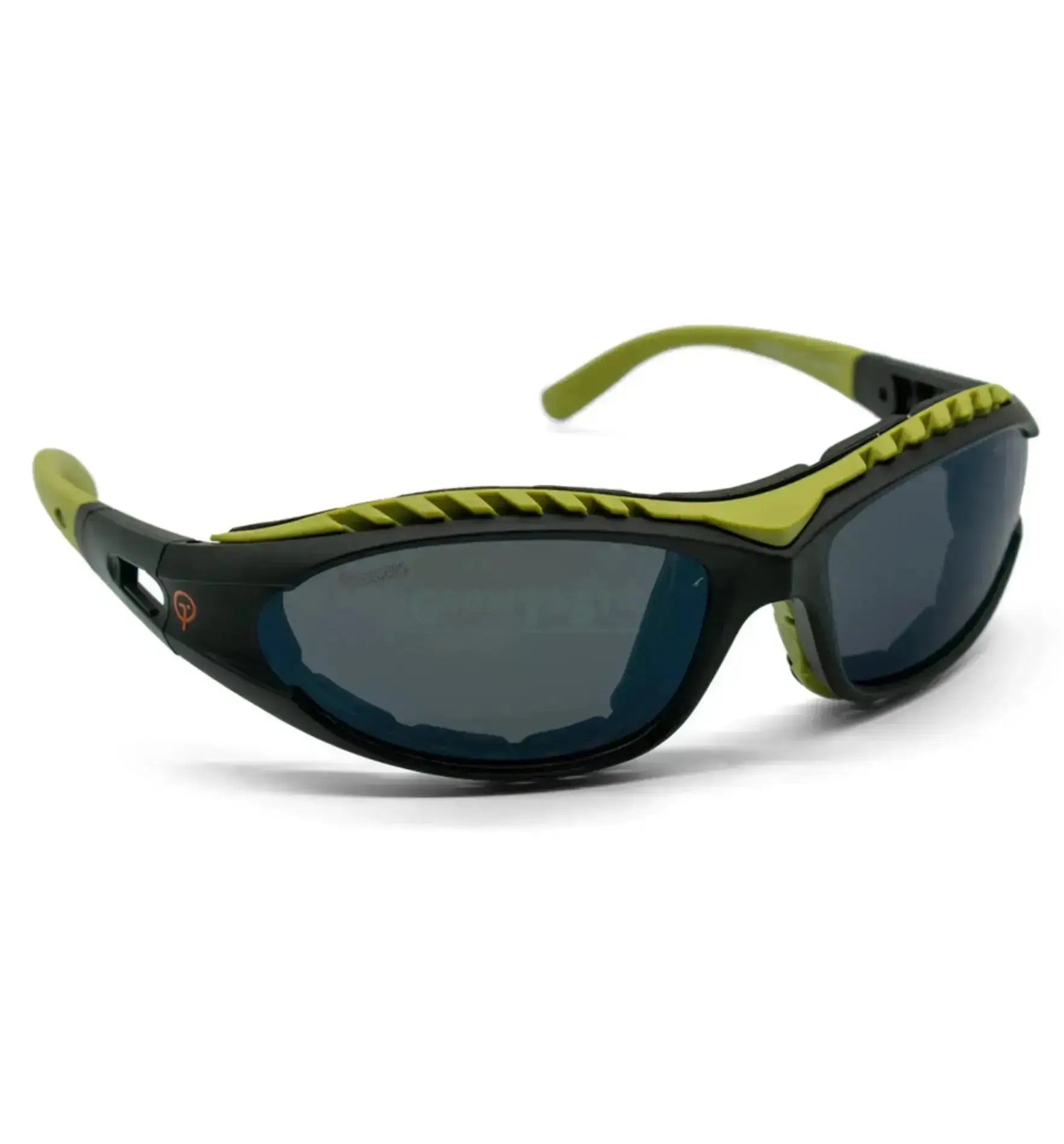Treegers LED Protect Sicherheitsbrille mit klaren Gläsern, robuste Rahmen, ideal für Arbeitsschutz und Sicherheit.