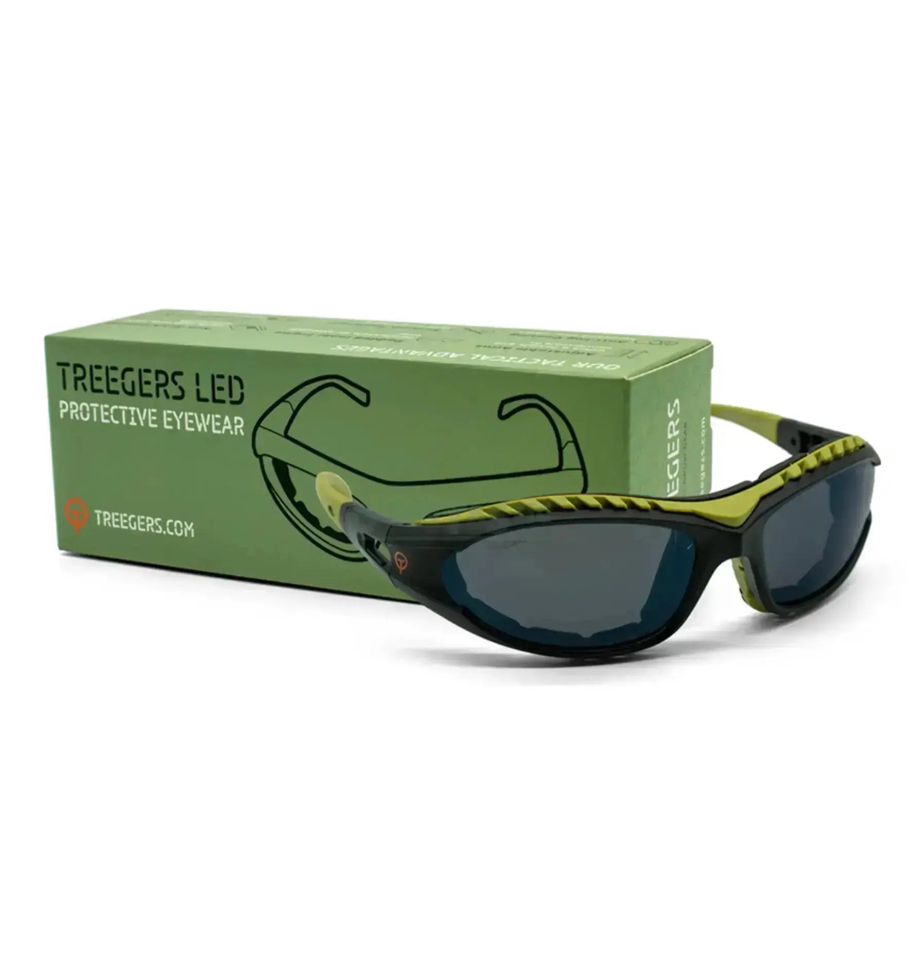 Treegers Schutzbrille mit LED-Beleuchtung, klare Sicherheitsbrille zum Schutz der Augen bei Arbeiten mit Lichtquellen