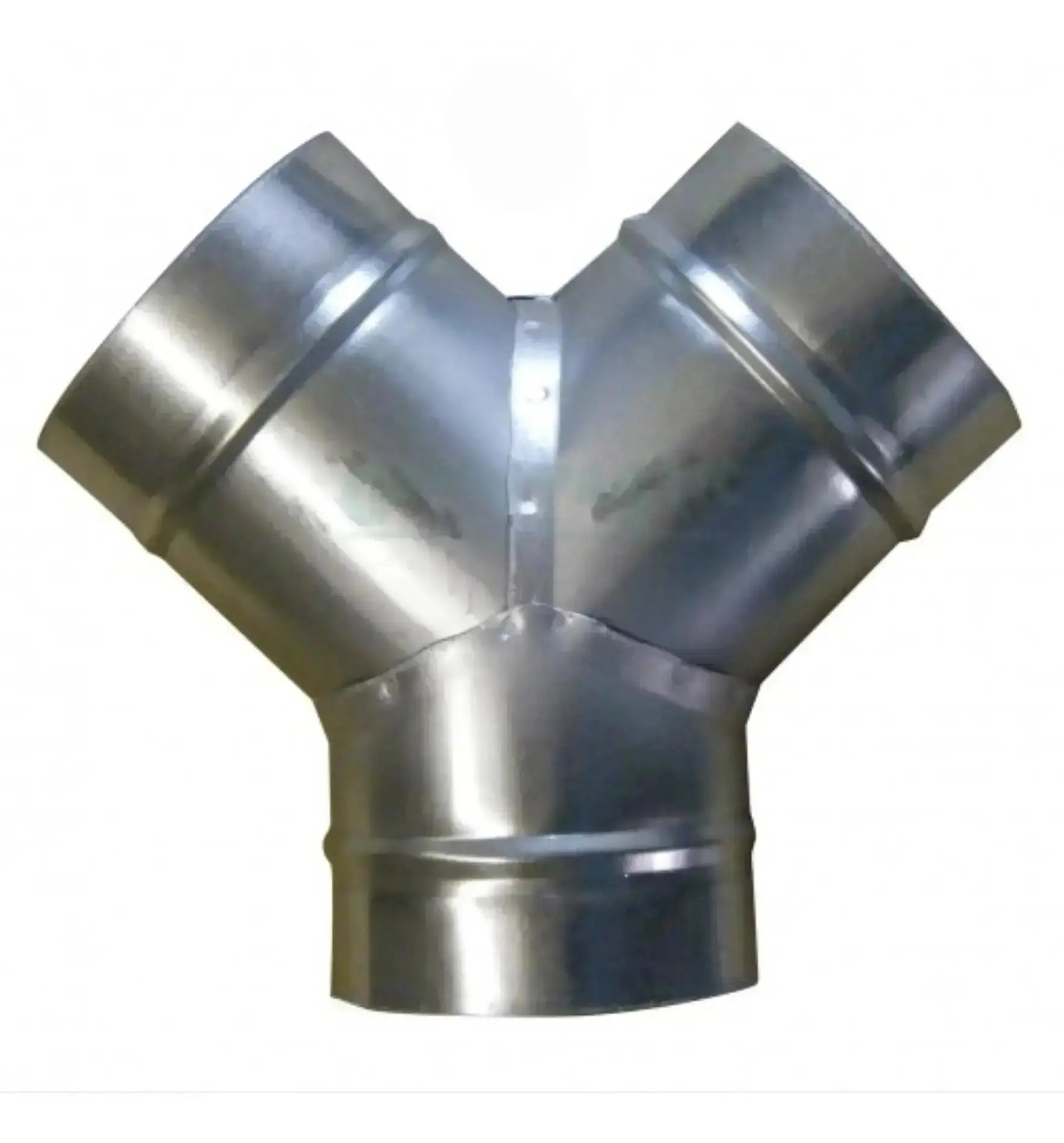 VBR Lüftungsrohr Y-Verteiler, 100 mm Rohrdurchmesser, aus langlebigem Material, für effiziente Luftverteilung in Heizungs- und Lüftungssystemen