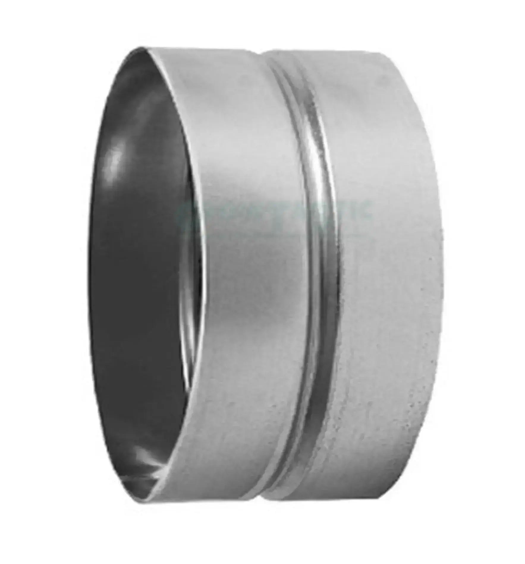 VBR Lüftungsrohr mit O-Formteilverbinder, 100 mm, rotes Rohr aus Metall für Belüftungssysteme