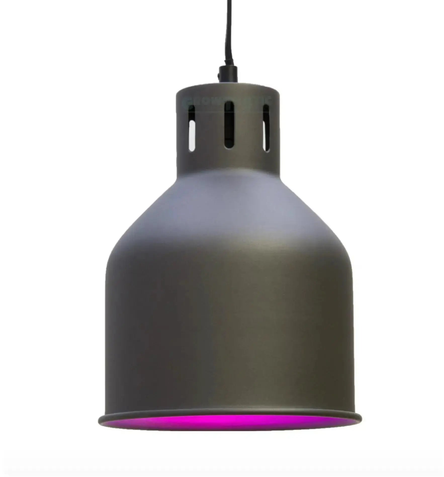 Hellgrauer Lampenschirm Saga E27 von Venso Solutions, rund und aus Stoff, für moderne Decken- oder Tischlampen.