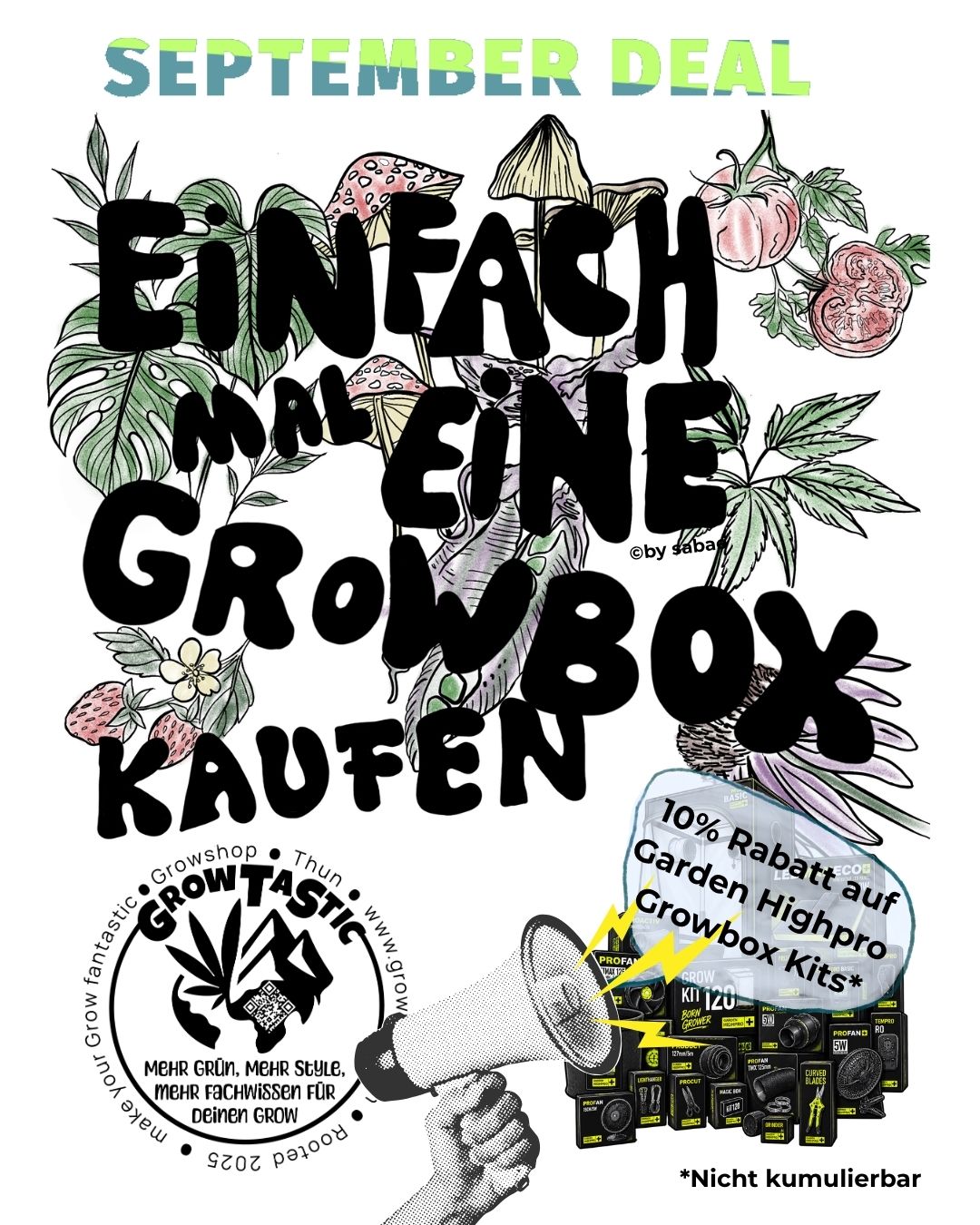 Im September erhältst du 10 % Rabatt auf alle Garden HighPro Kits