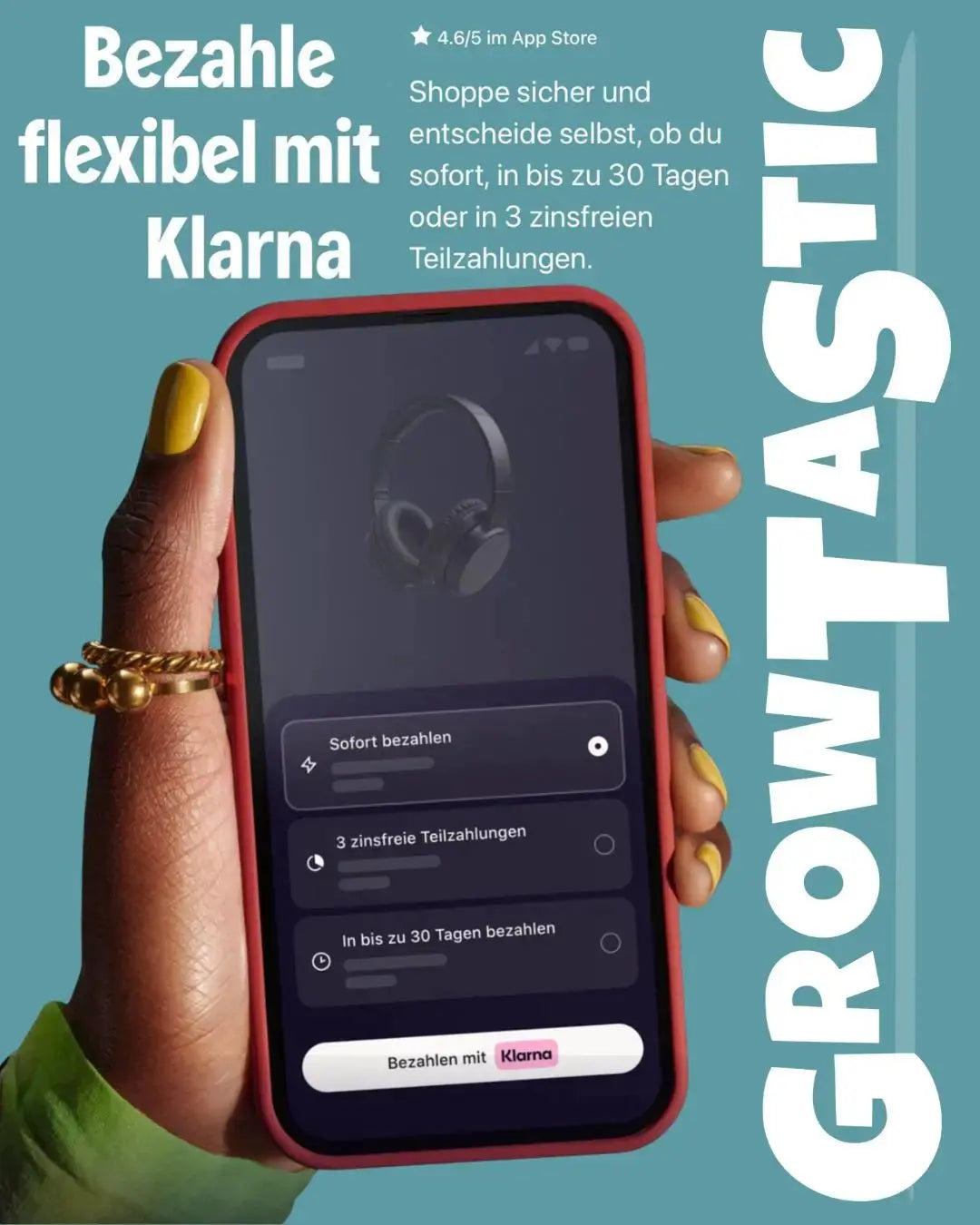 Klarna die flexible Zahlungsmethode - GrowTastic Growshop