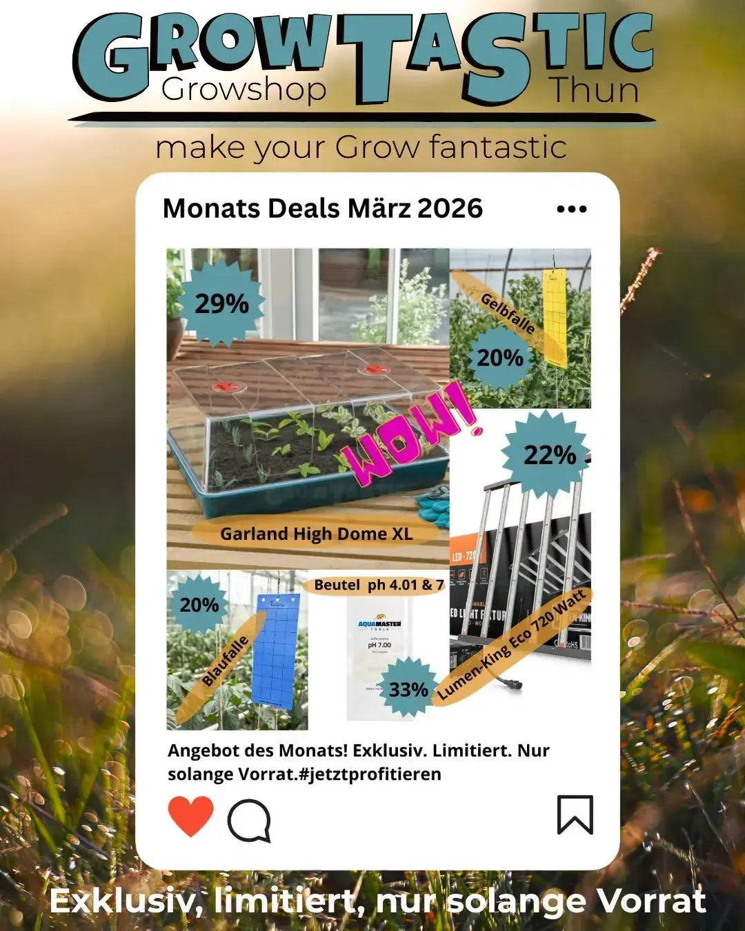NEWS - März Deals - GrowTastic Growshop