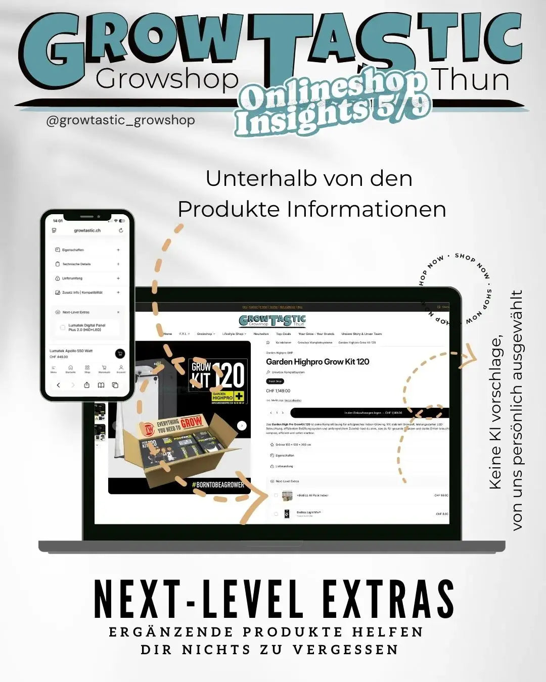 Onlineshop Insights 5/9 - GrowTastic Growshop