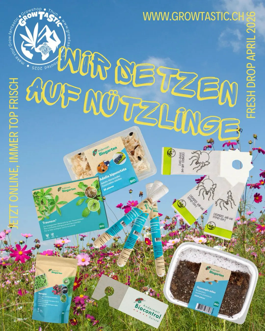 Nützlinge neu im Sortiment