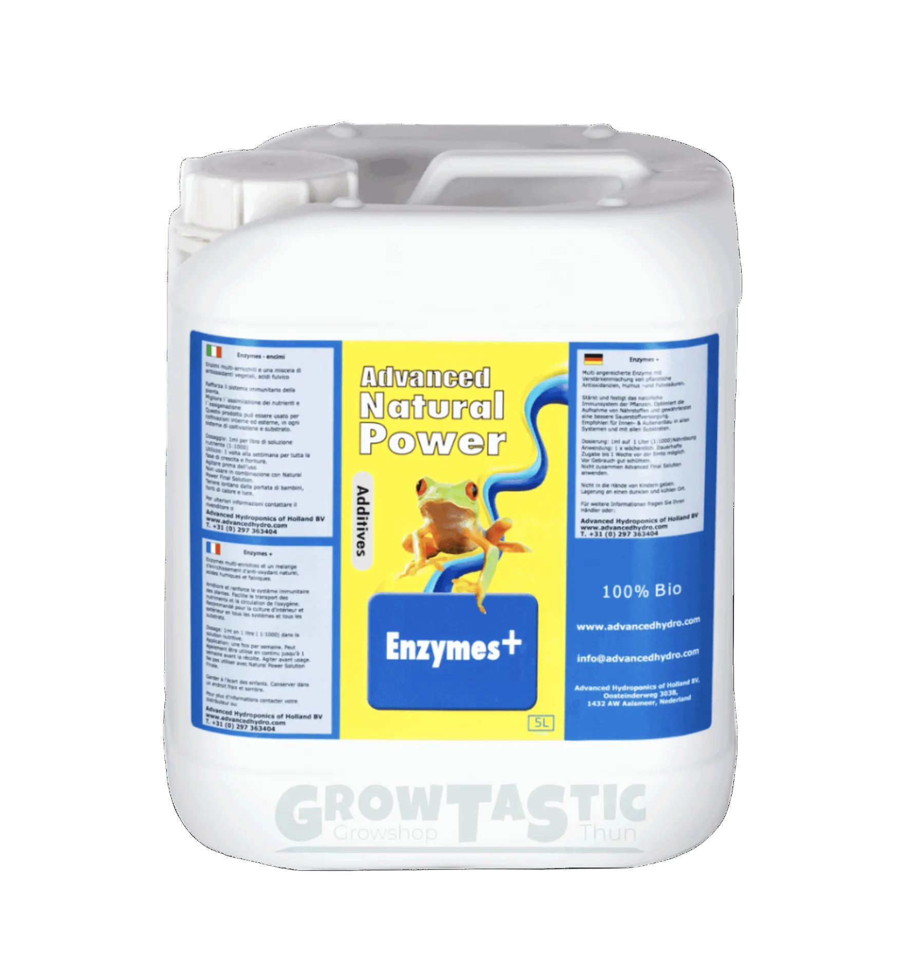 Advanced Hydroponics Natural Power Enzymes+ 5 Liter