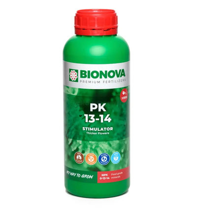 Bionova PK 13-14 Hochkonzentrierter Blütestimulator-Dünger in 1-Liter-Behalter, ideal für Pflanzenblüte und Wachstum