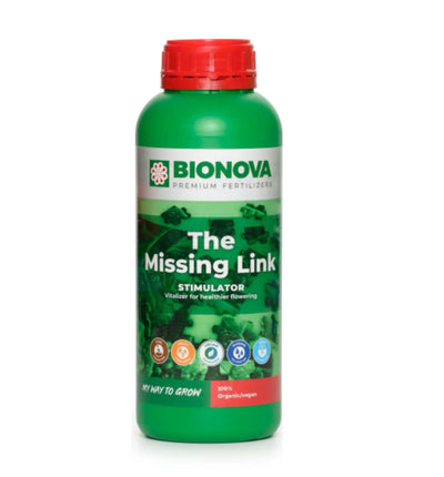 Organischer Pflanzenstimulator Bionova The Missing Link (TML) in 1-Liter Behälter, nachhaltiger Dünger für gesundes Pflanzenwachstum