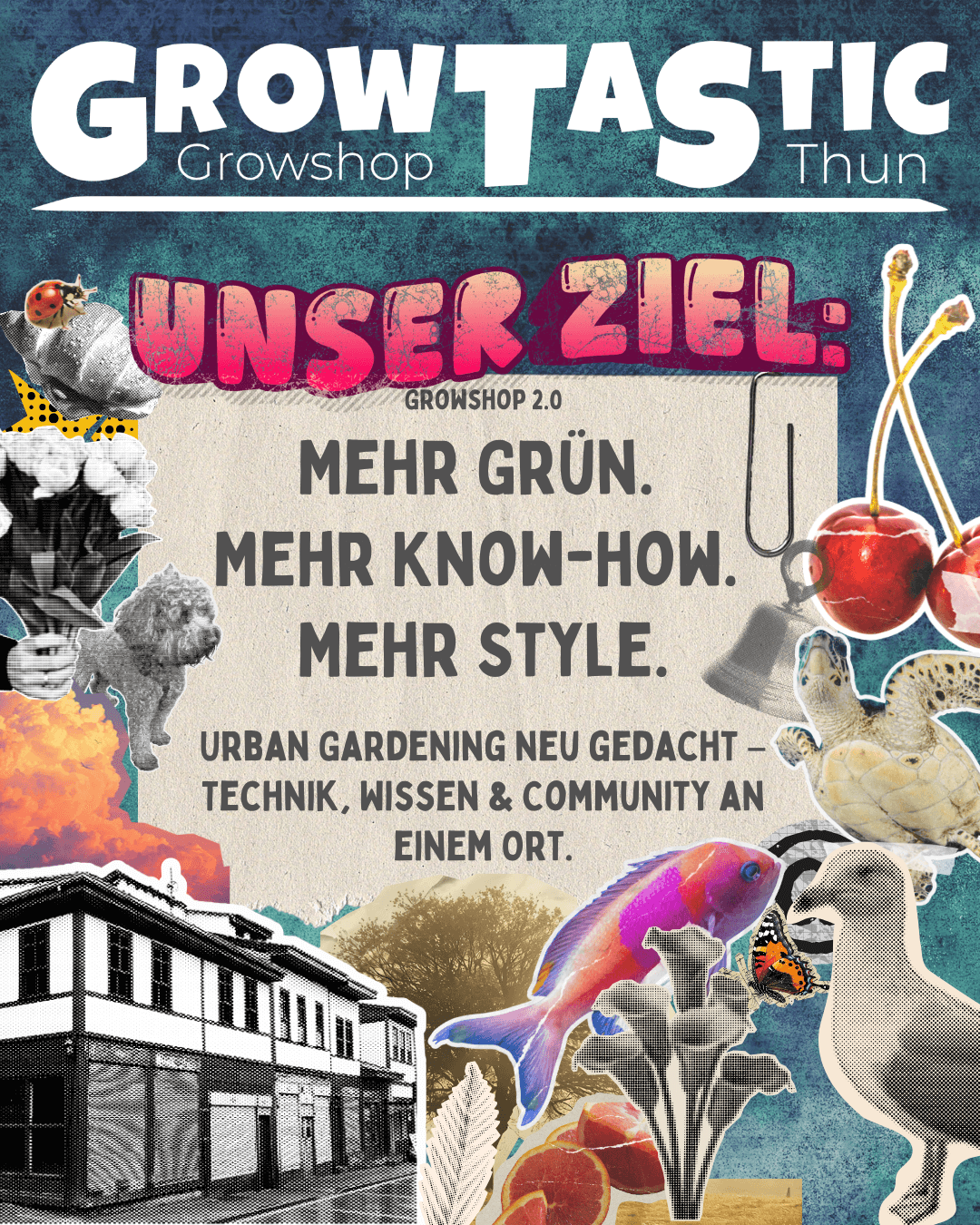Growtastic Growshop Thun: Informationen zu urbanem Gardening, mehr Grün, Know-how und Stil.