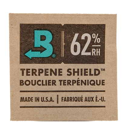 Boveda 62% Humidy Pack für optimale Luftfeuchtigkeit und Schutz vor Schimmel und Austrocknung.