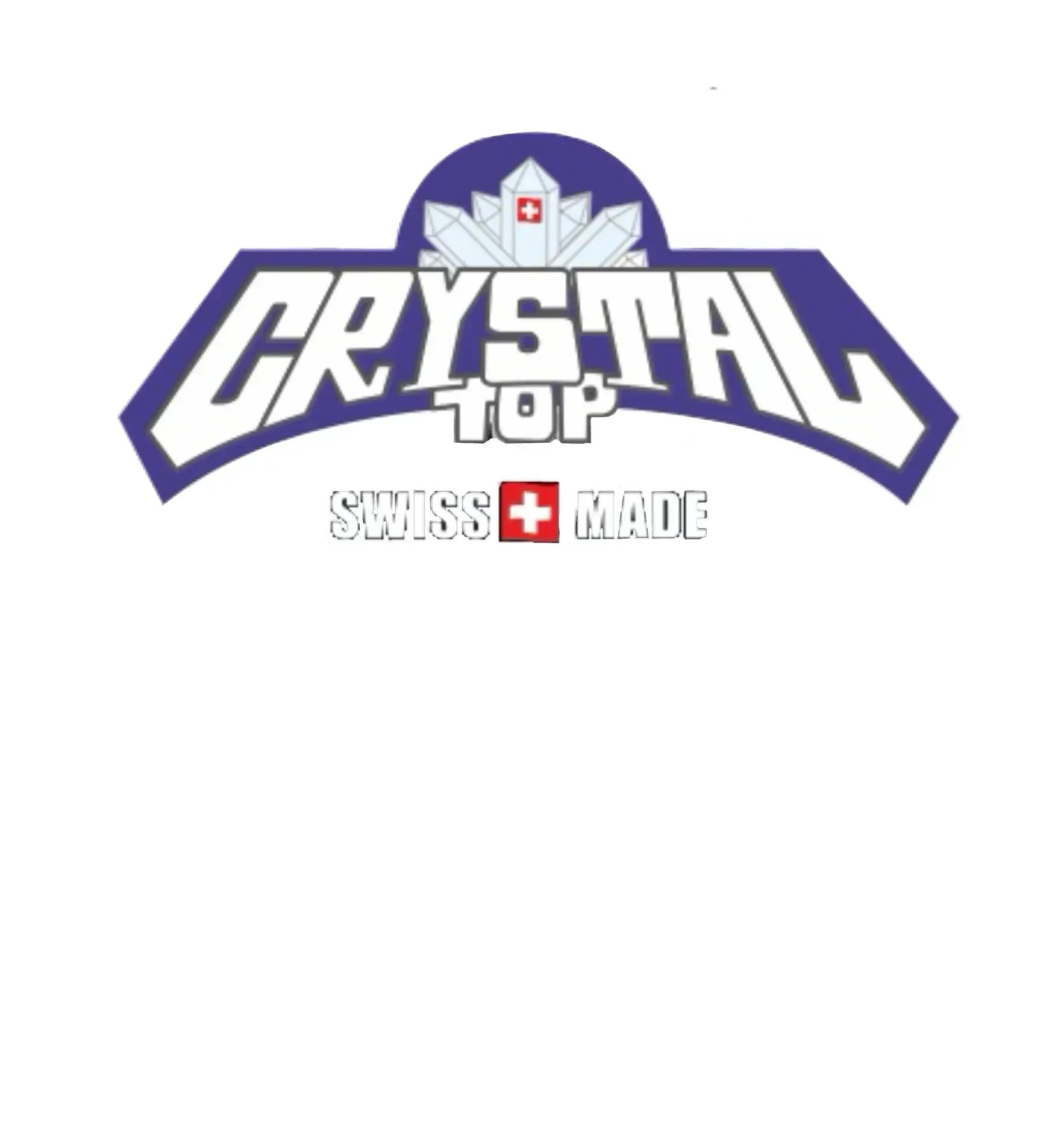 Logo von Crystal Top, Schweizer Markenprodukt mit starkem Fokus auf Qualität und Design.