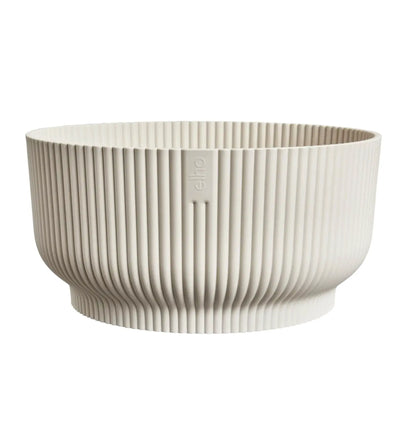 Elho Vibes Fold Bowl Pflanztopf aus Kunststoff mit modernem Design, ideal für Pflanzen und Dekoration im Garten oder Zuhause