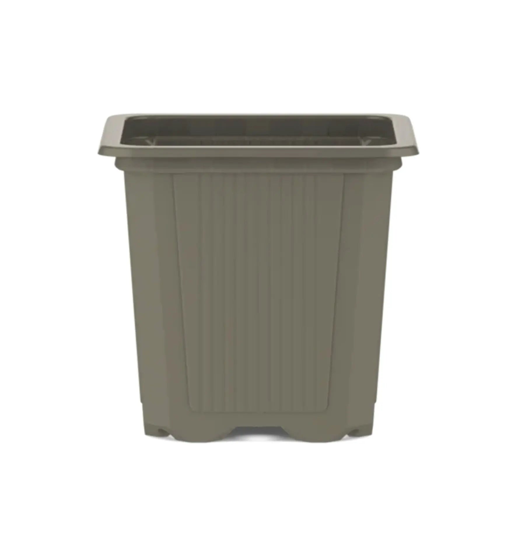 Quadratischer Pflanztopf von GrowTastic, 0,2 Liter, ideal für Stecklinge, aus robustem Kunststoff, modernes Design
