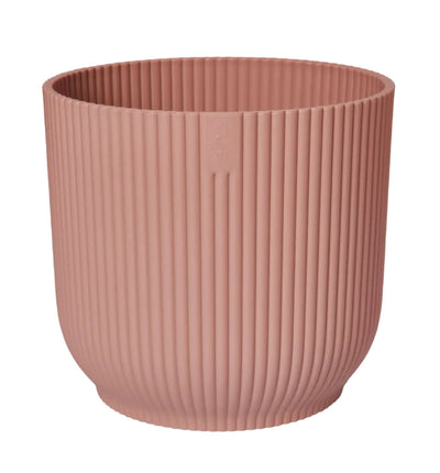 Elho Vibes Fold Pflanztopf aus Kunststoff in grau, mit modernem Design und faltbarem Boden für Pflanzen und Dekoration.