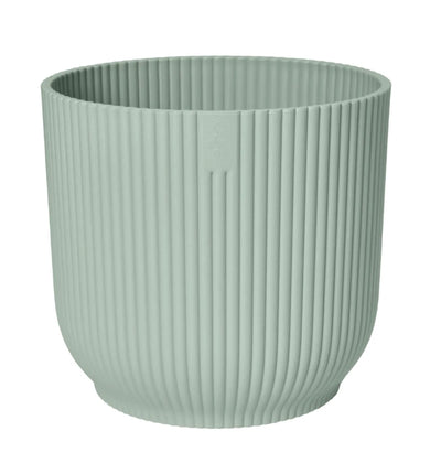 Elho Vibes Fold Pflanztopf aus Kunststoff in modernem Design, ideal für Blumen und Pflanzen im Garten oder Zuhause.