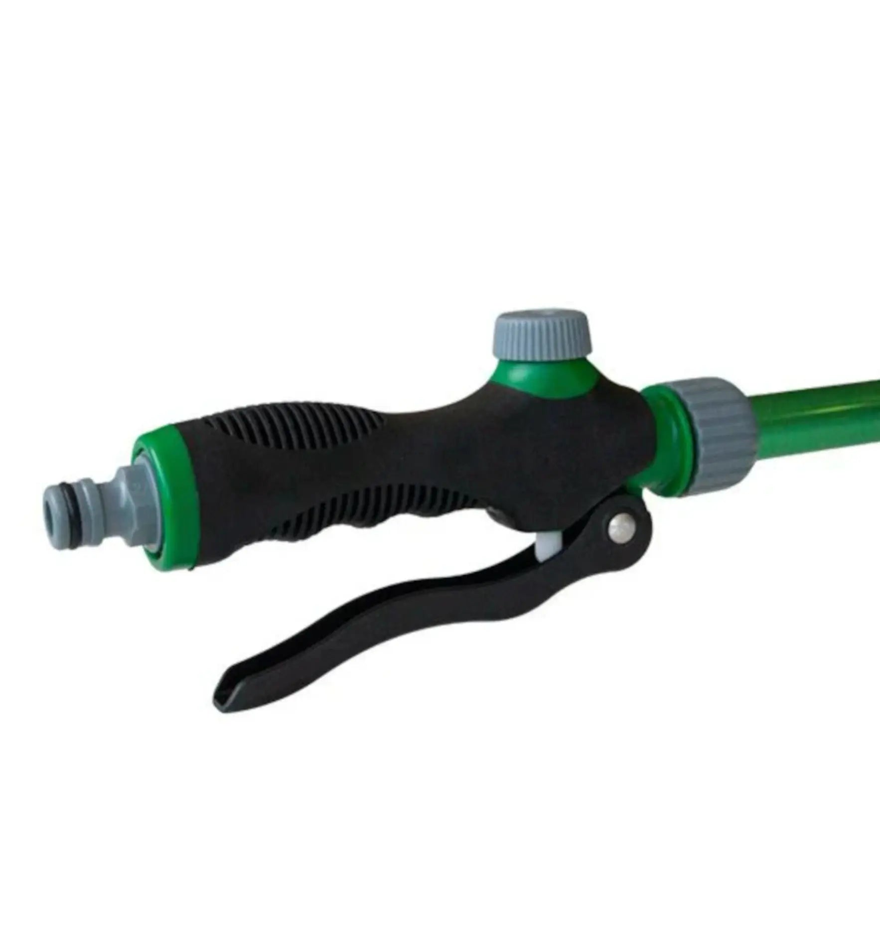 Ausziehbare Dutchmasters Bewässerungslanze für Gartenbewässerung, mit flexiblem Wasserstrahl und ergonomischem Griff.