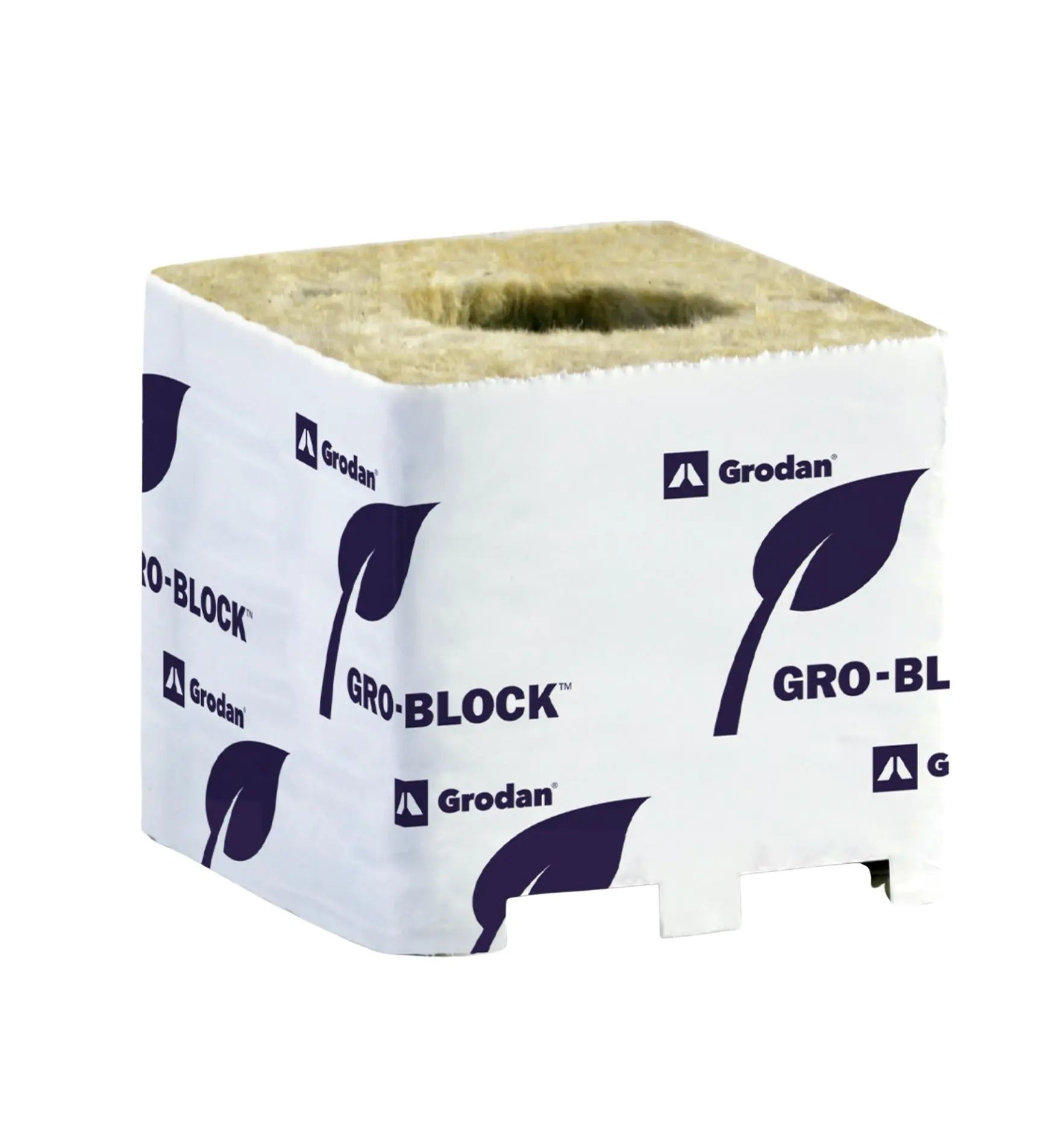 Gordan Grodan GRO-Block Improved 4 aus Steinwolle für hydroponische Systeme und Anzucht, dichter, langlebiger Wachstumsblock