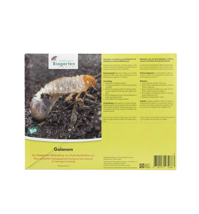 Galanem® Nematoden gegen Gartenlaubkäfer-Engerlinge, Nützlinge von Biocontrol & Biogarten, zur Schädlingsbekämpfung im Garten