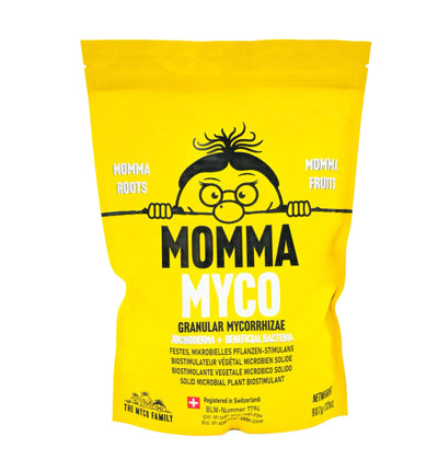 Dünger The Myco Family Momma Myco Granulat Mykorrhiza-Booster, natürliche Pflanzenstärkung, granularer Mykorrhiza-Dünger