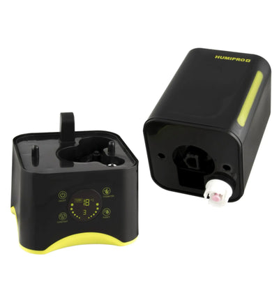 Garden Highpro HumiPro digitaler Luftbefeuchter zeigt modernes Design und bedienungsfreundliche Oberfläche.