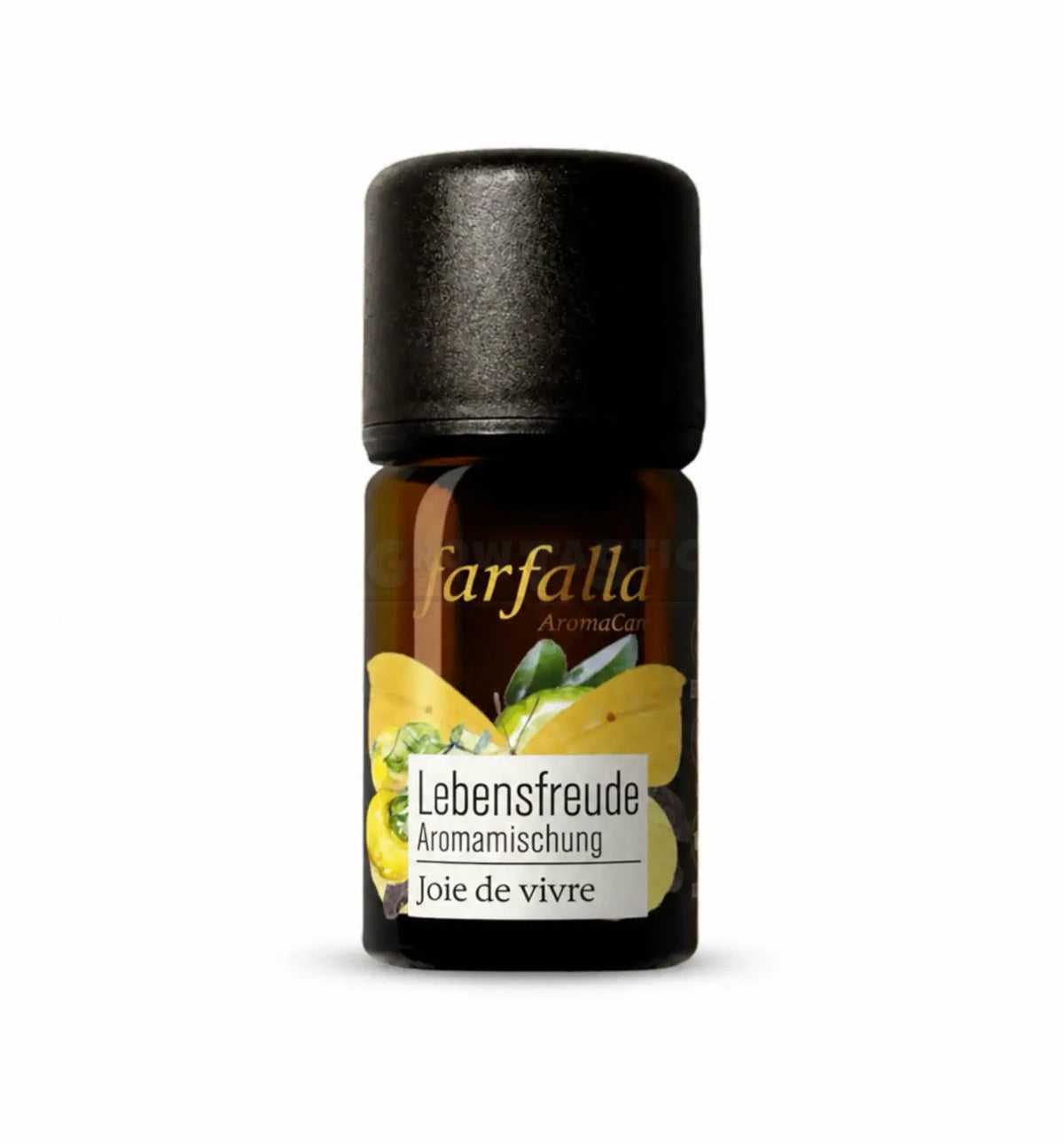 Ätherisches Öl von Farfalla, Bergamotte Lebensfreude Aromamischung in 1-Liter-Flasche, naturbelassen und hochwertig.