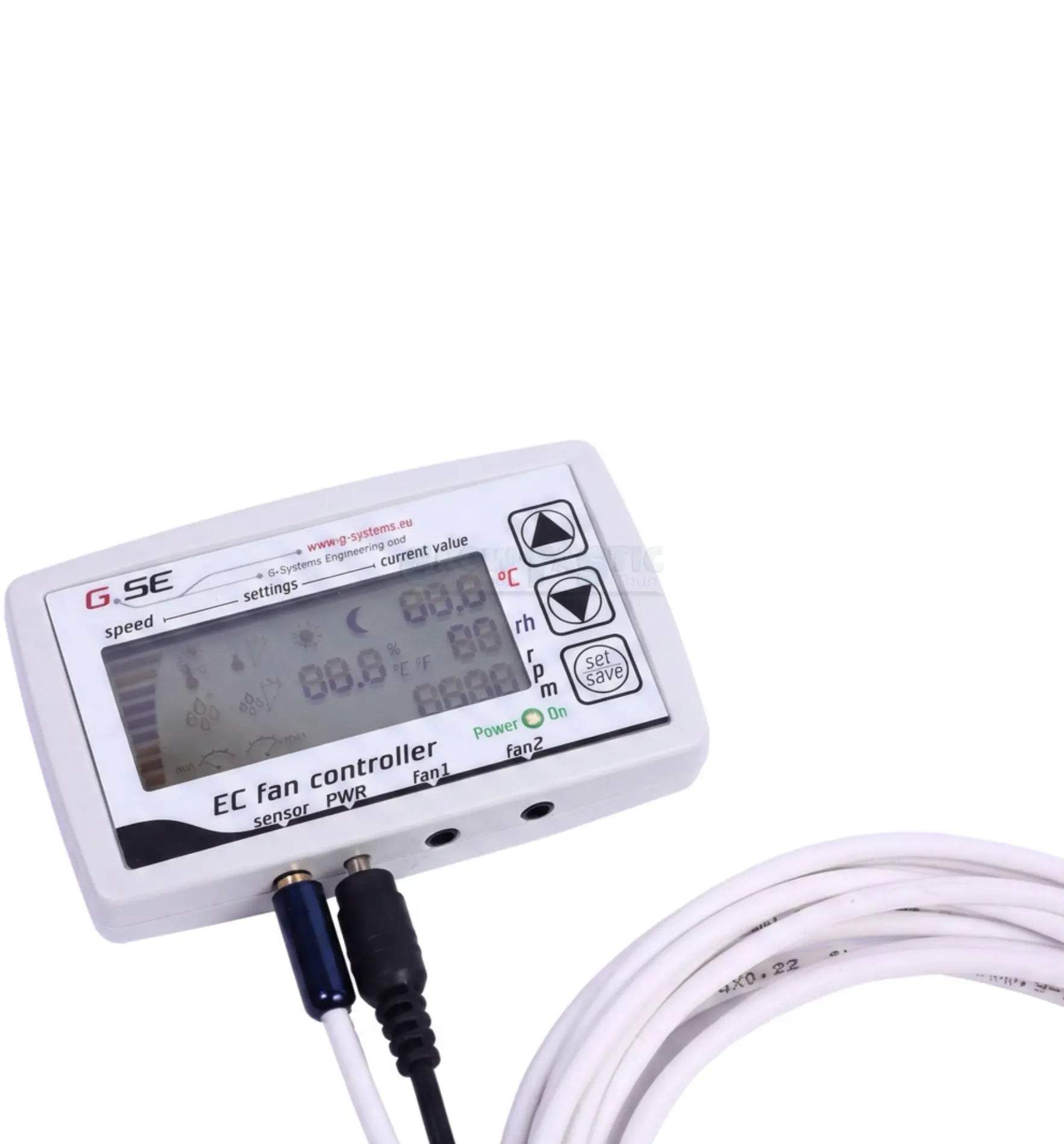GSE EC LCD Controller für 2 Fans 