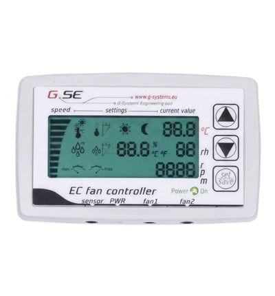GSE EC LCD Controller für 2 Fans – Klima-Controller für zwei EC-Ventilatoren